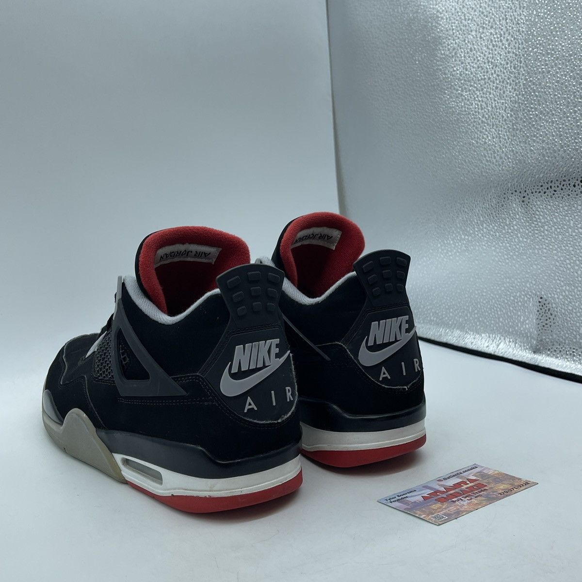 Jordan Brand Air Jordan 4 bred Size US 10.5 / EU 43-44 - 4 Thumbnail