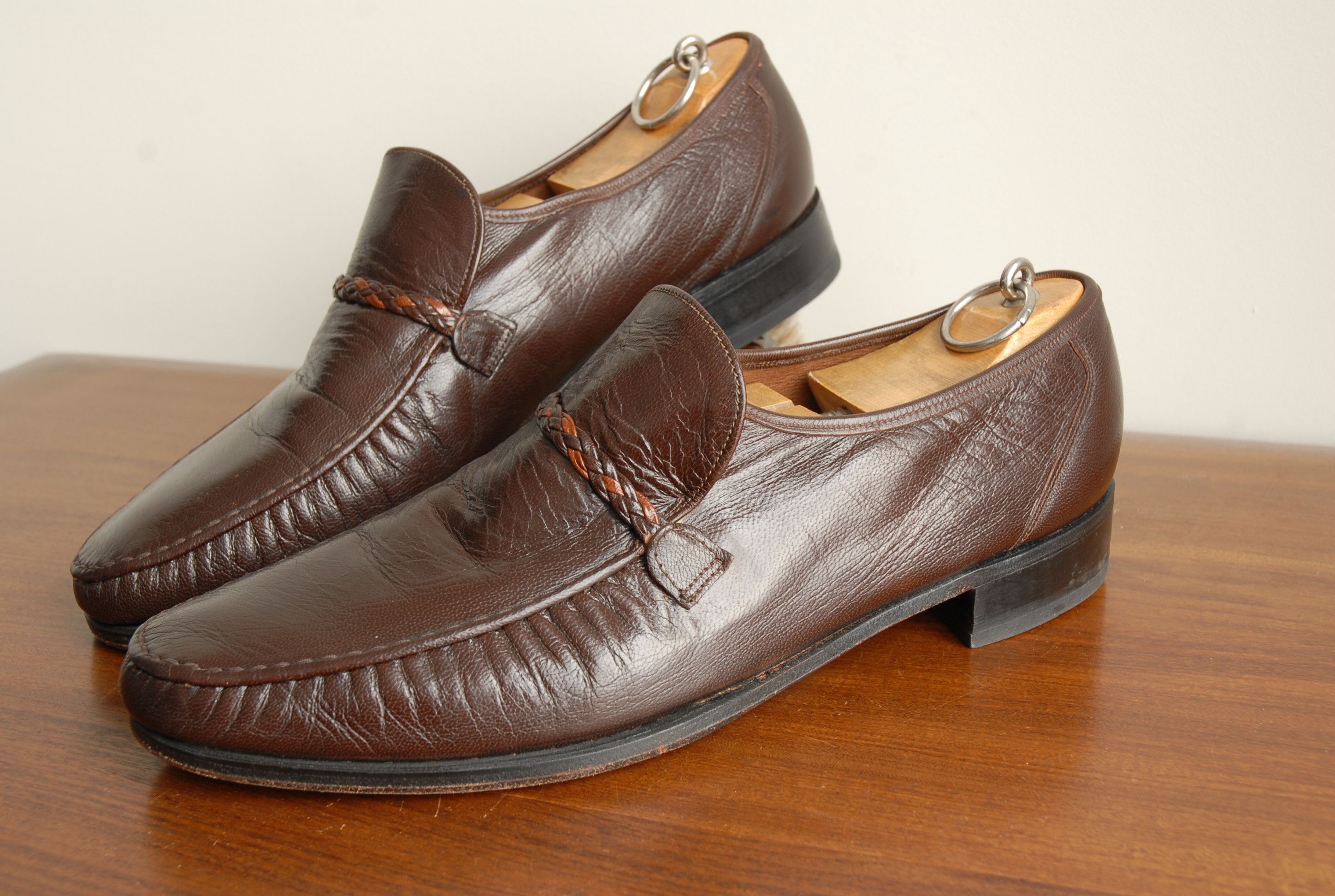 Florsheim × John McHale Brown soft leather loafer Size US 11.5 / EU 44-45 - 2 Thumbnail