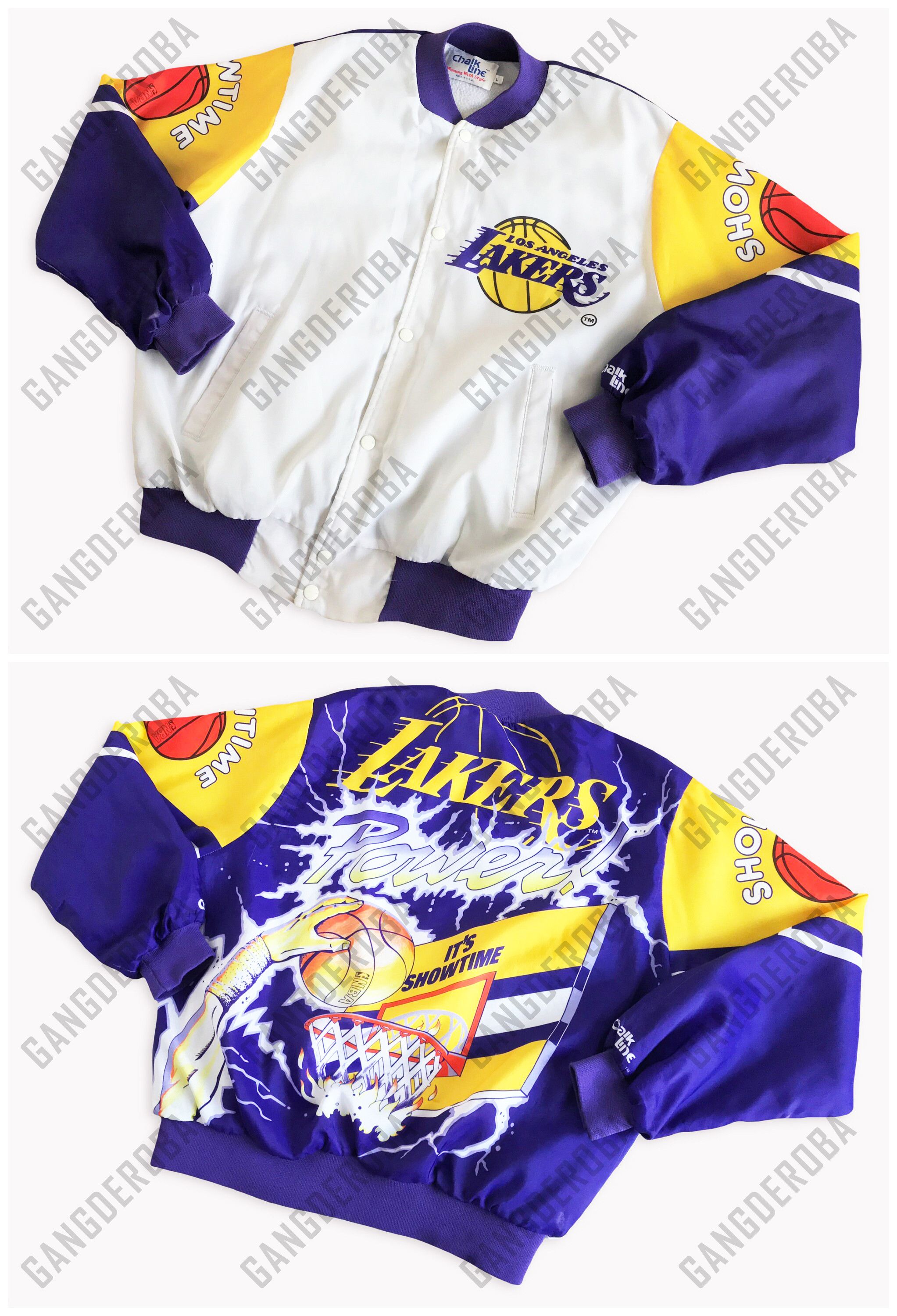 Chalk Line RARE Vintage 80s CHALK LINE LAKERS Jacket Fanimation NBA M Size US M / EU 48-50 / 2 - 12 Thumbnail
