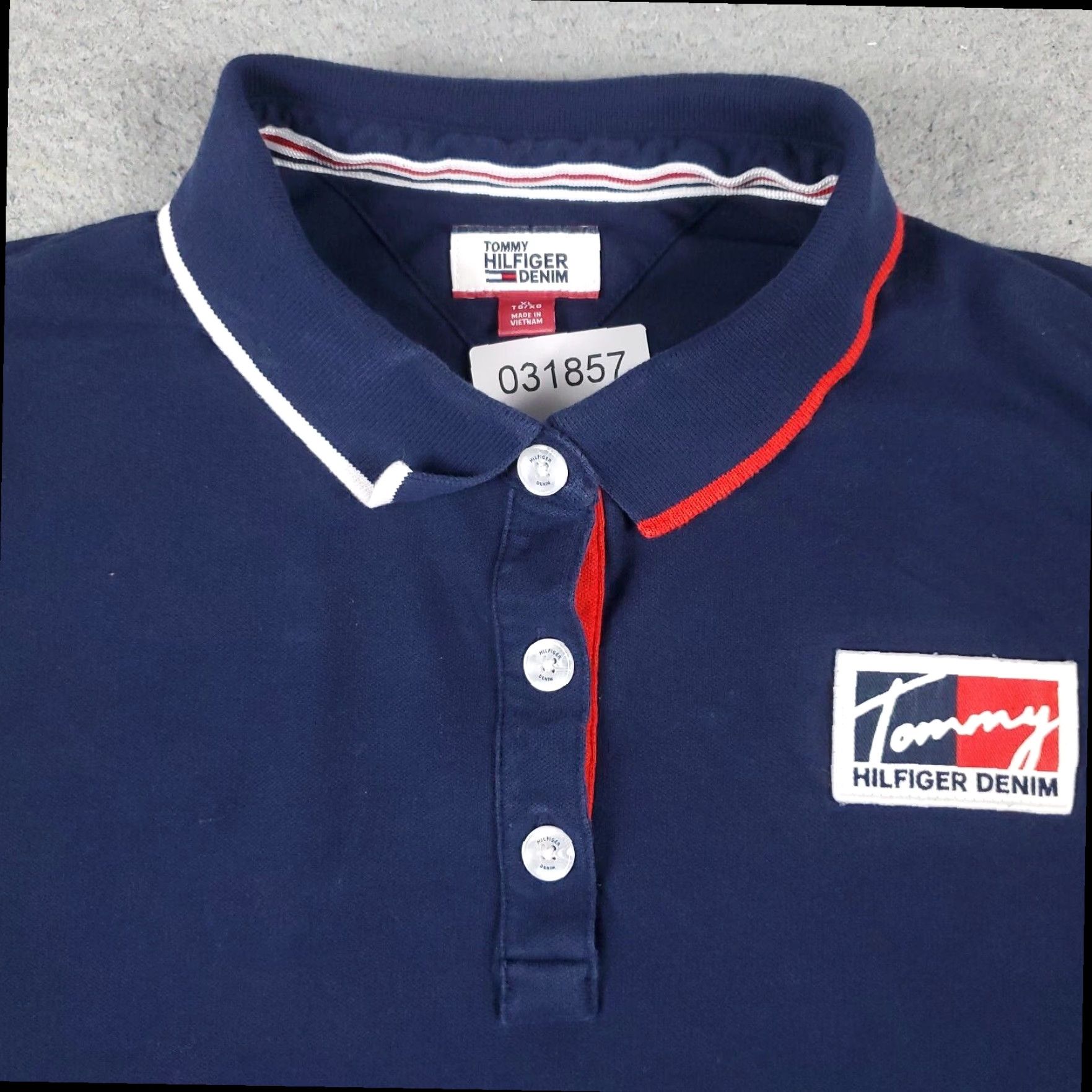 Tommy Hilfiger Tommy Hilfiger Polo Womens XL Extra Large Blue Crop Top Long Sleeve Size XL / US 12-14 / IT 48-50 - 3 Thumbnail