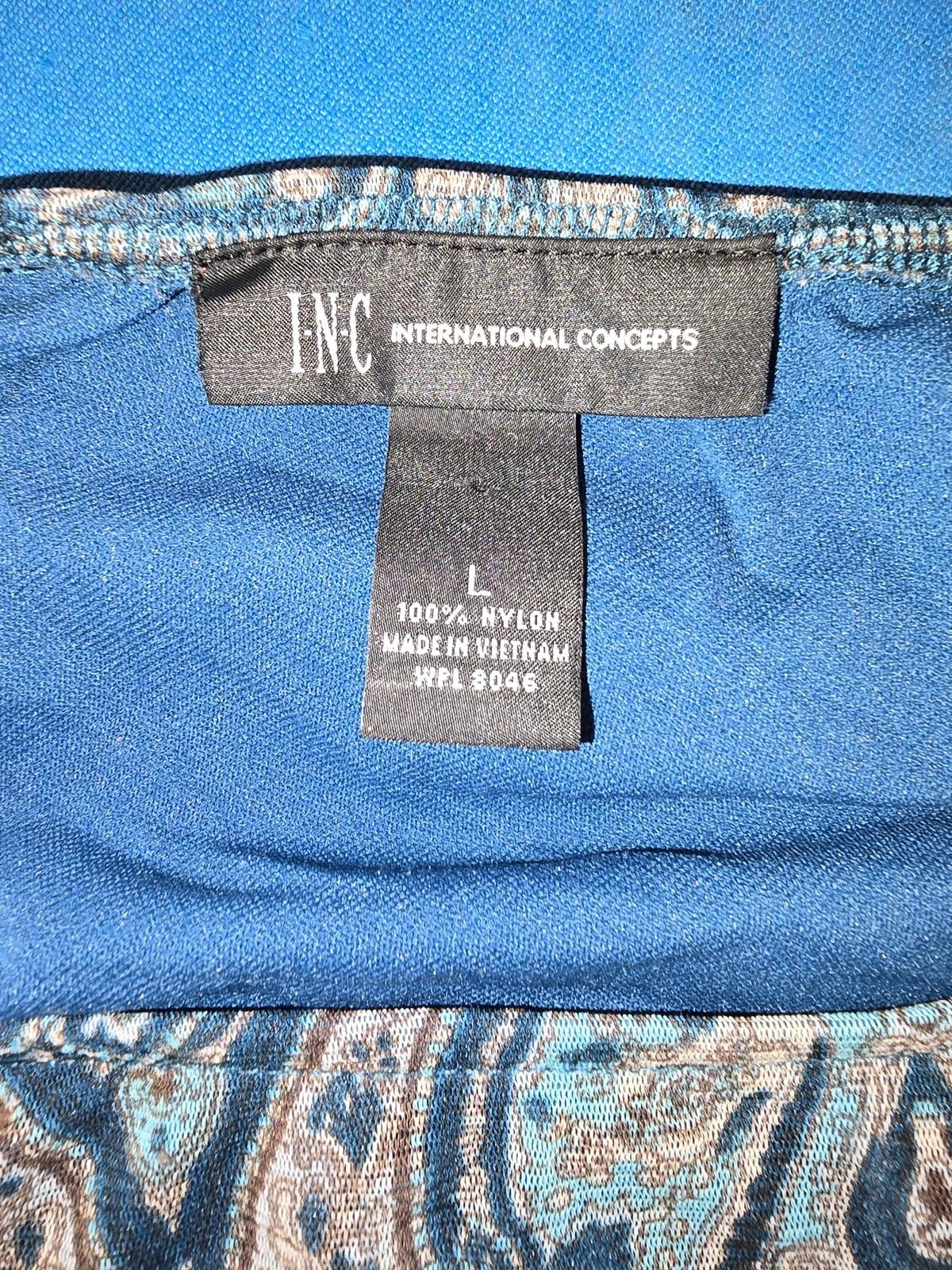 Designer INC Concepts Women's Nylon Top - Elegant Design Size L / US 10 / IT 46 - 2 Thumbnail