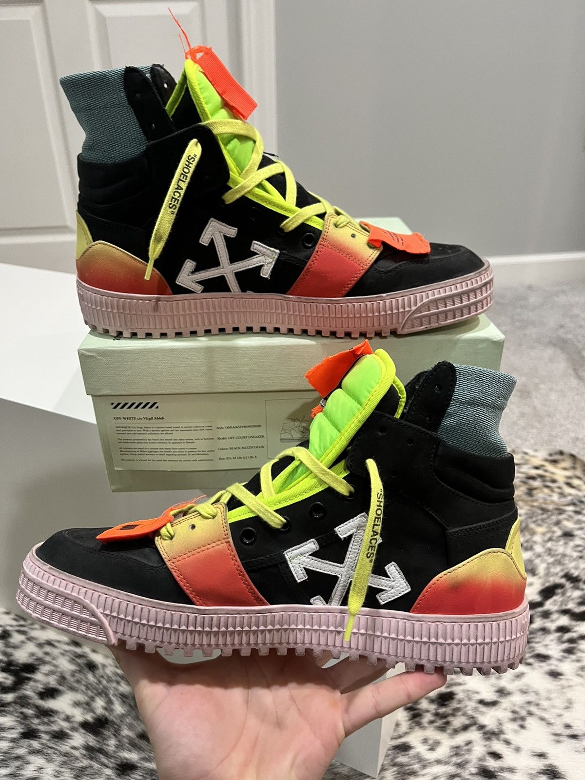 Off-White Off Court 3.0 temperature black gradient Size US 9 / EU 42 - 3 Thumbnail