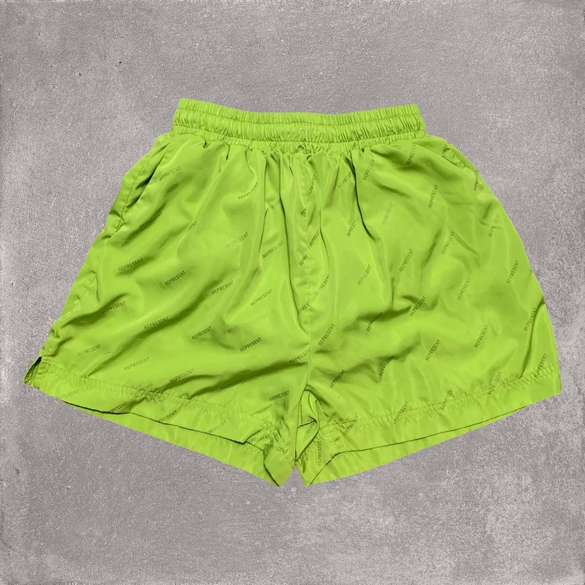 Represent Clo. Represent Small Swim Shorts Lime Green Bottoms Size US 30 / EU 46 - 1 Thumbnail