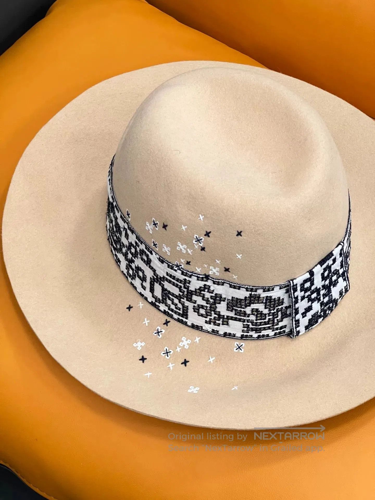 Maison Michel Maison Michel Beige Hat for Women. Size ONE SIZE - 3 Thumbnail