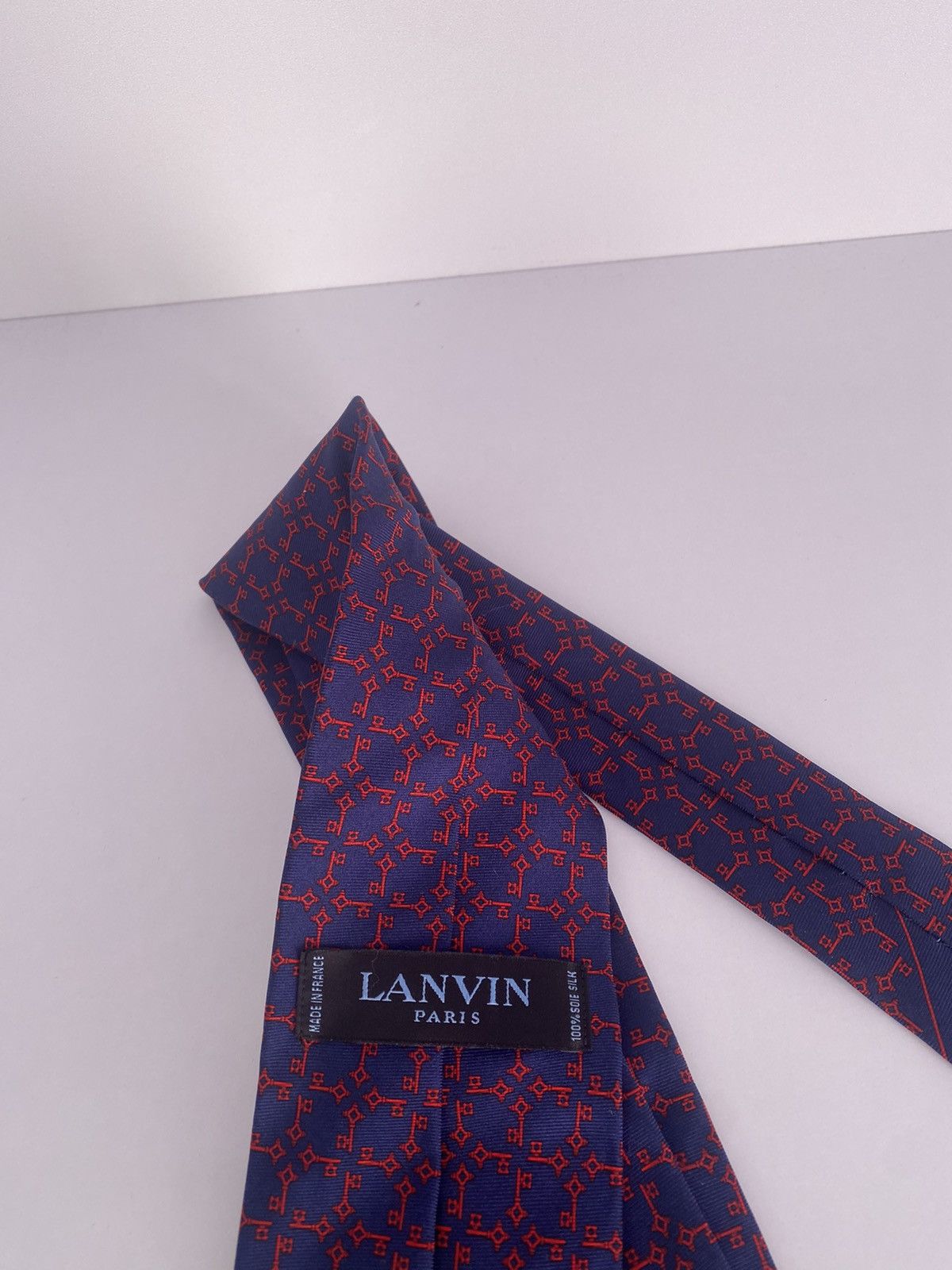 Lanvin × Vintage Vintage Lanvin Silk Tie Size ONE SIZE - 7 Thumbnail