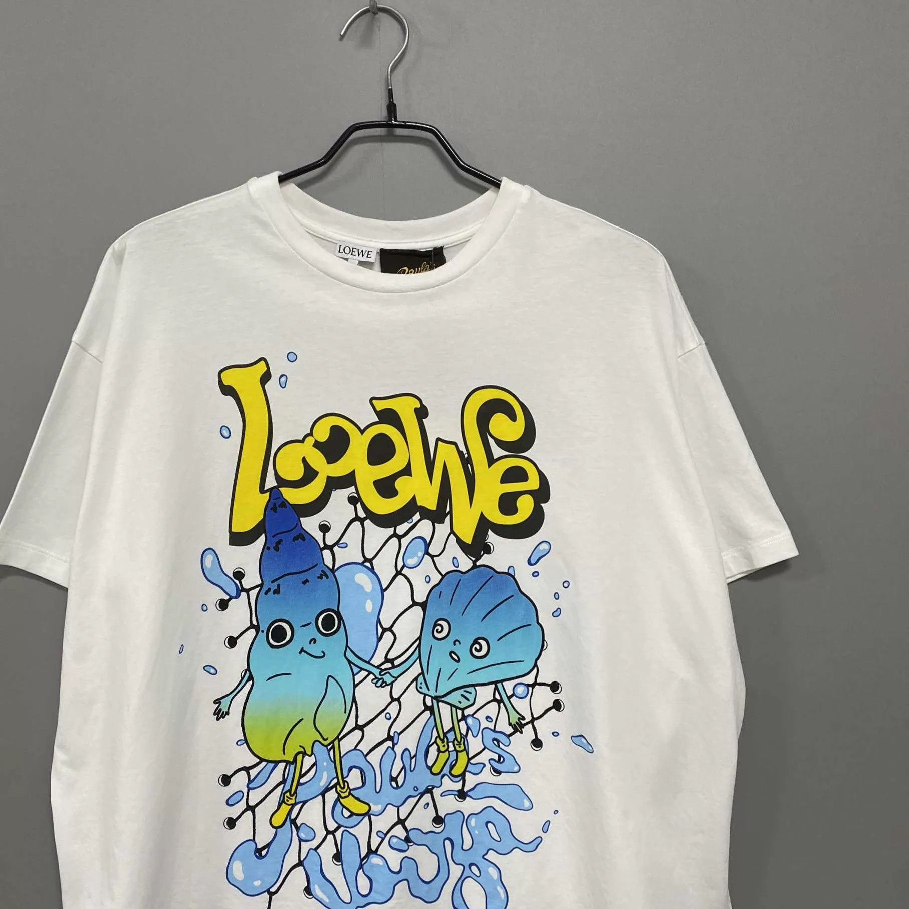 Loewe LOEWE Paula's Ibiza SS22 Short Sleeve Tee Cartoon Shell Print XS Size US XS / EU 42 / 0 - 2 Thumbnail