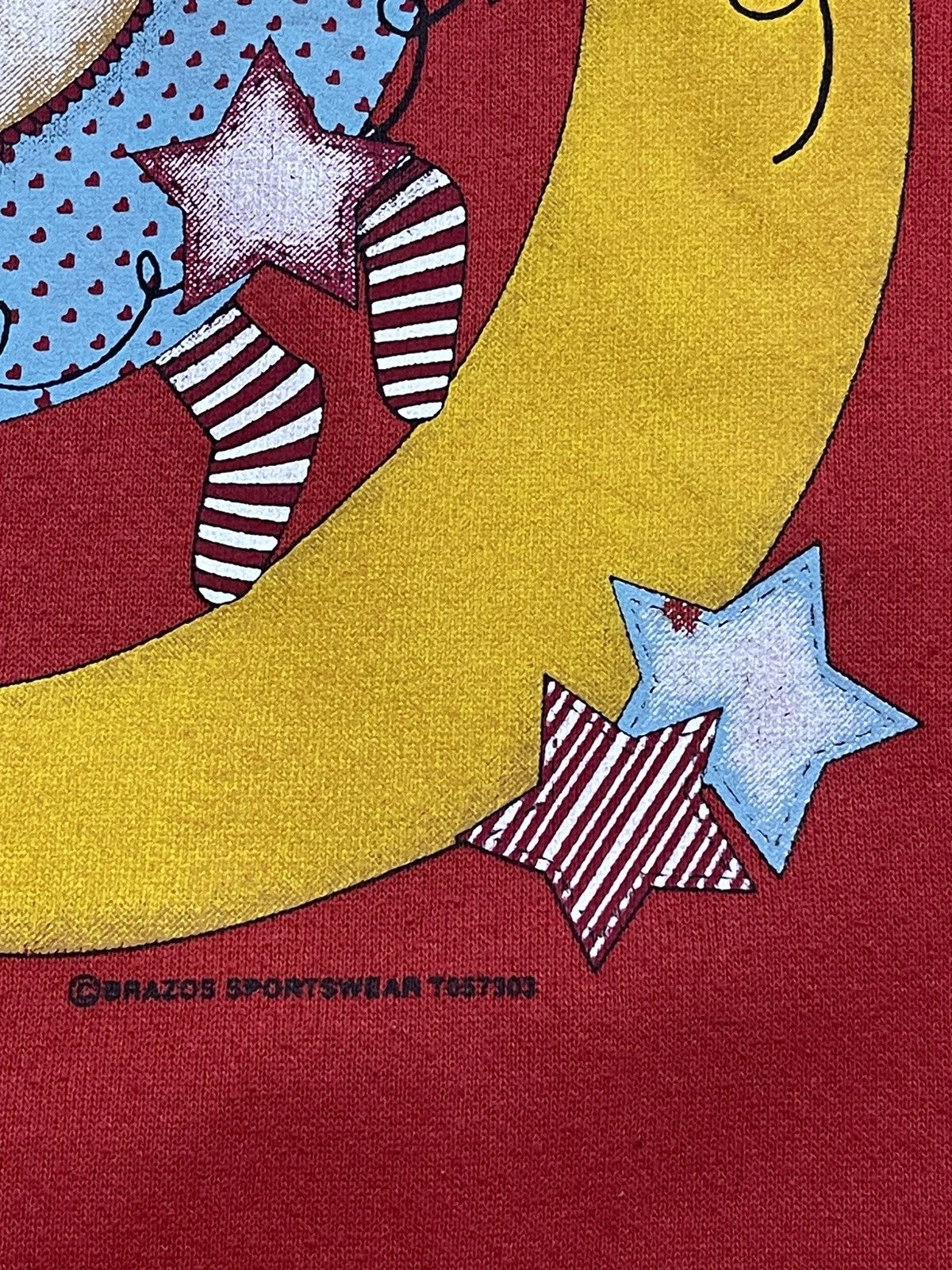 Vintage 80s Vintage Quote Jumper “there an angel watching over me” Size US L / EU 52-54 / 3 - 4 Thumbnail