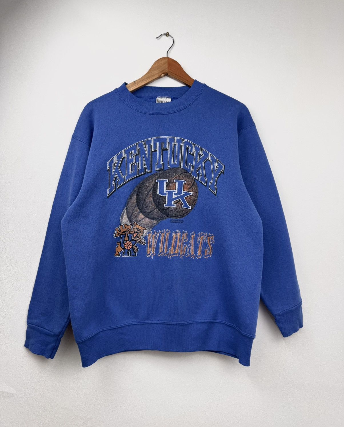 Other Oneta Vintage Men Sweatshirt Blue Cotton Size XL Size US XL / EU 56 / 4 - 1 Thumbnail