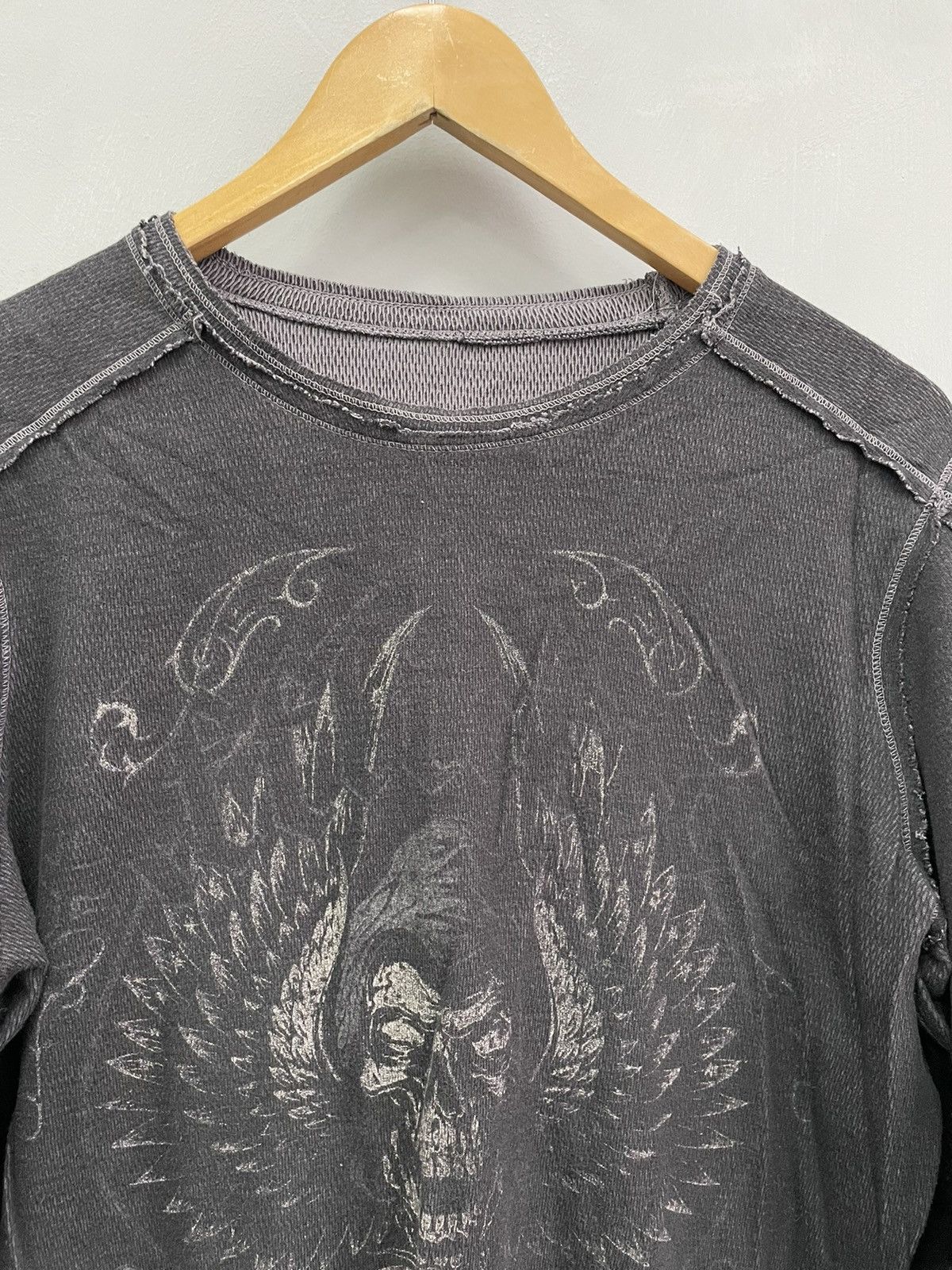 Affliction × Tapout Crazy Y2K Tapout Oversized reversible Boxy Affliction Tee Size US M / EU 48-50 / 2 - 5 Thumbnail