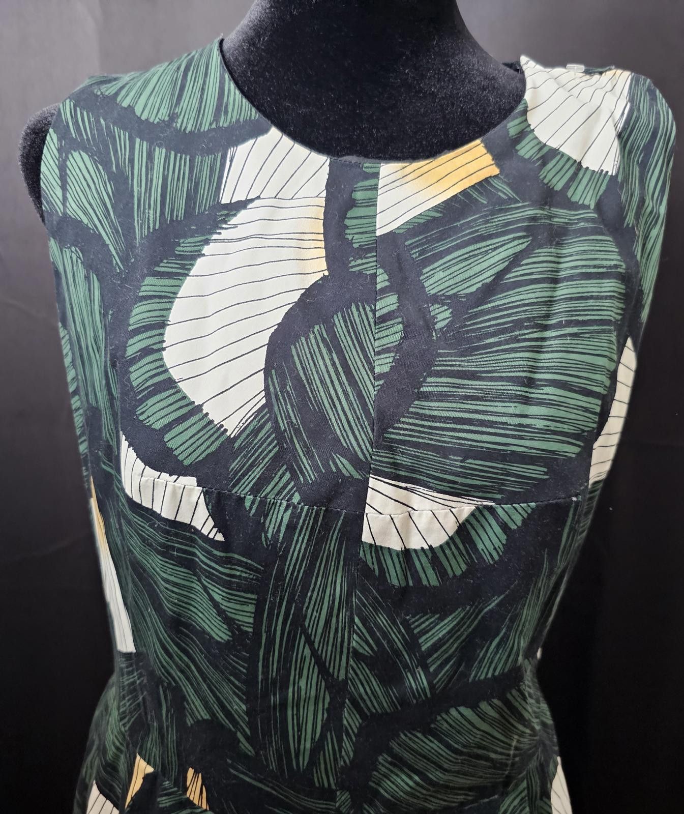 Other Maria Bonita Extra Dress Green & Black Womens Size 10 Size L / US 10 / IT 46 - 2 Thumbnail