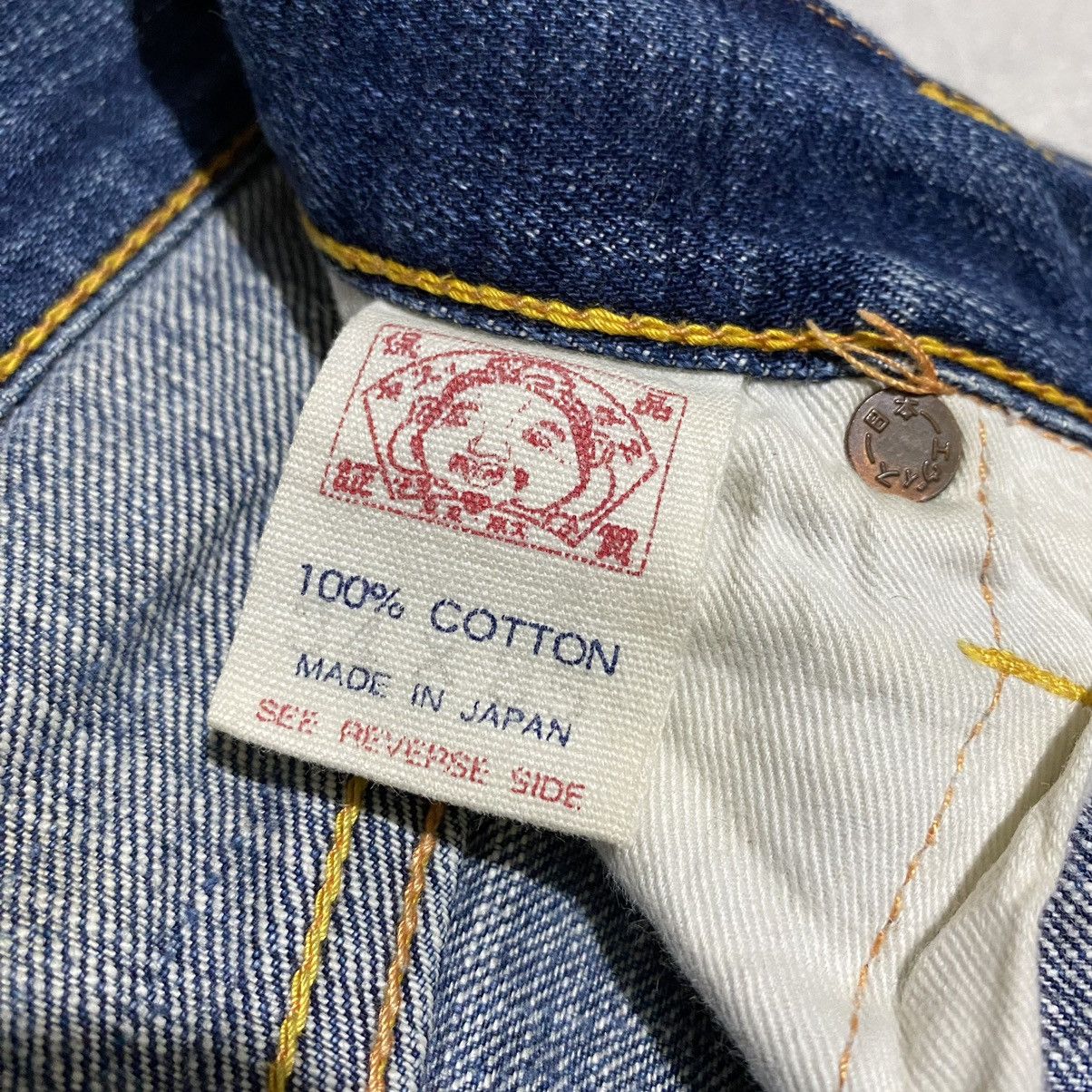 Evisu Vintage Evisu Red Seagulls Monogram Selvedge Denim Size US 33 - 11 Thumbnail