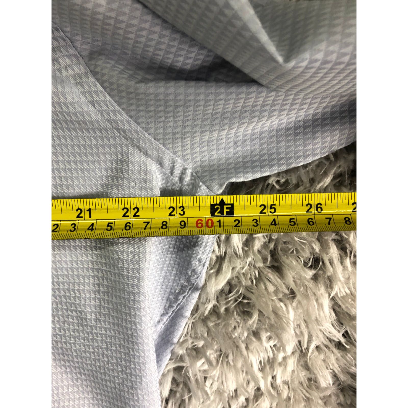 Nordstrom Nordstrom Rack Trim Fit Mens 17 34-35 Blue Long Sleeve Spread Collar Shirt Shirt Mens Blue Long Sleeve Spread Collar Shirt Size US XL / EU 56 / 4 - 4 Thumbnail