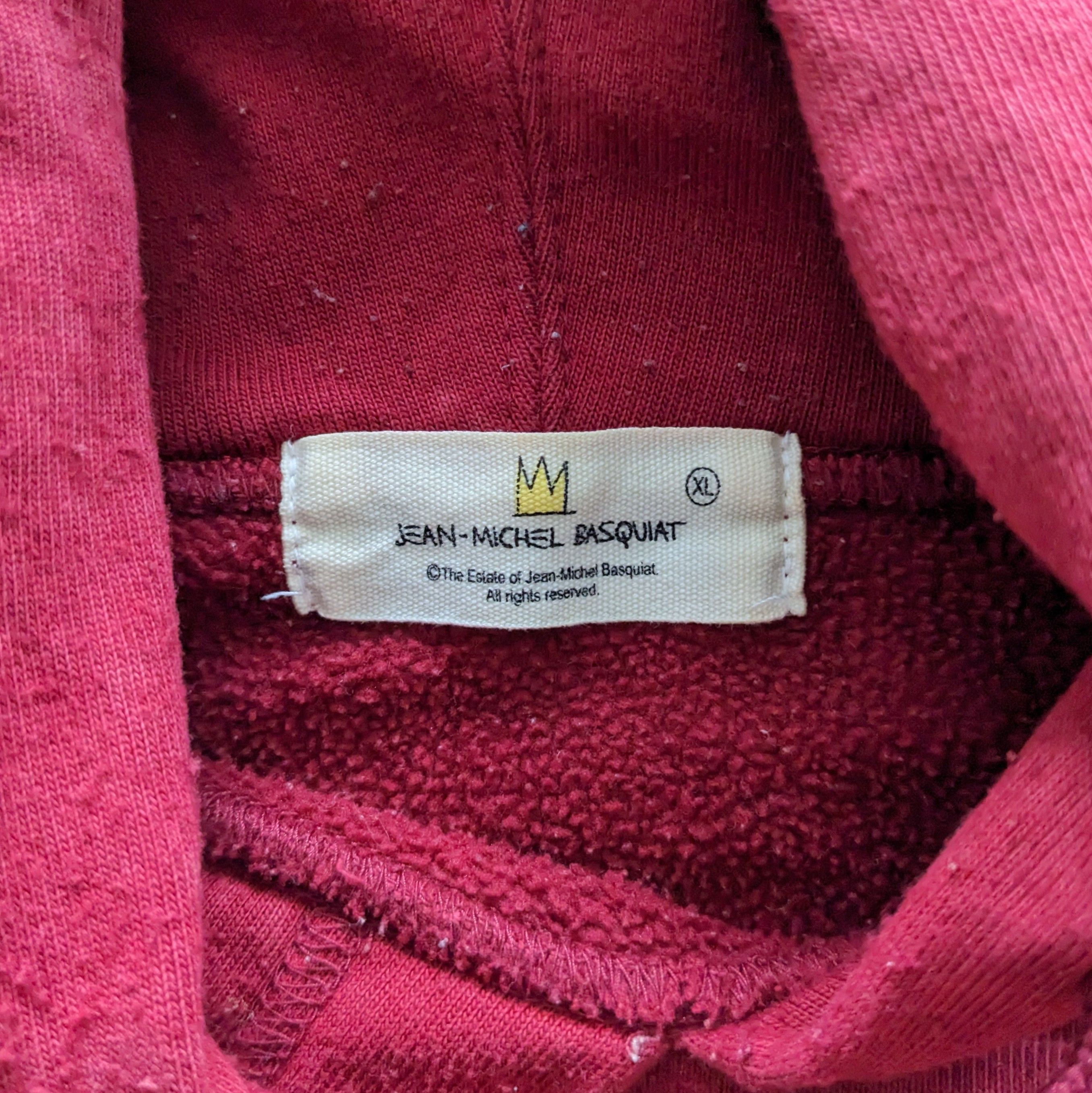 Vintage Vintage Jean Michel Basquiat Japanese Brand Hoodies Size US XL / EU 56 / 4 - 8 Thumbnail