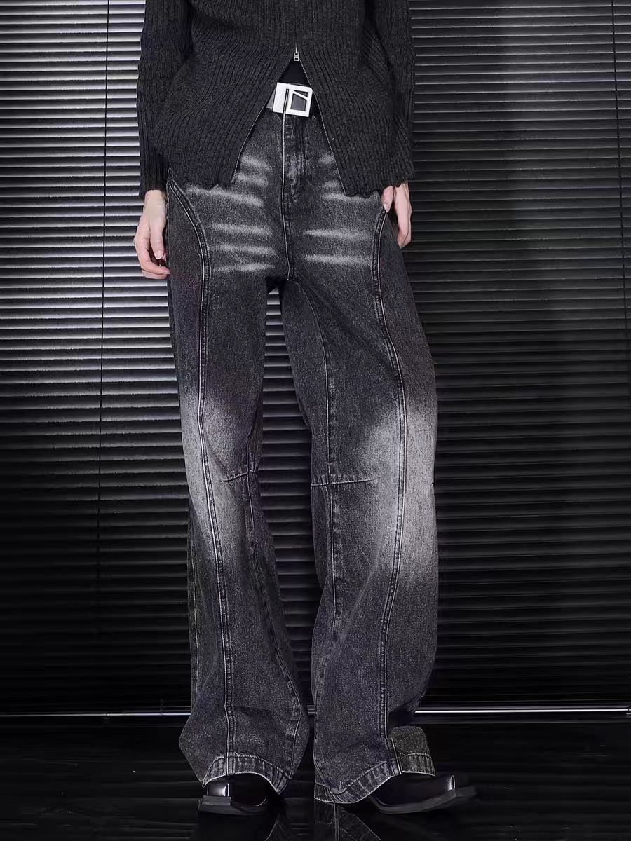 Japanese Brand × Vintage Street vintage washed micro flare jeans Size US 32 / EU 48 - 1 Thumbnail