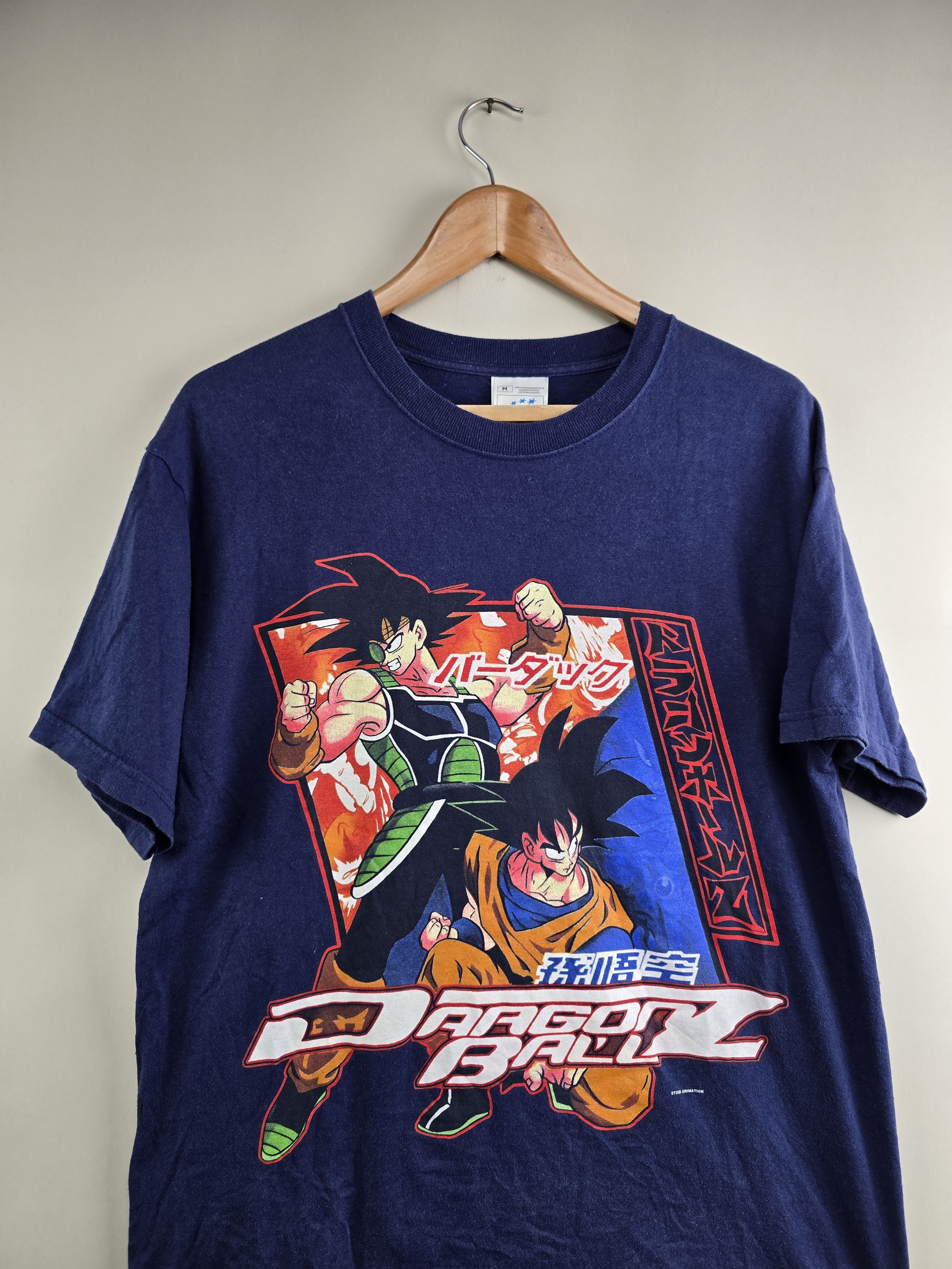 Anime × Vintage 90s Dragon Ball Z Goku Sayan Anime tee M 21" 27.5" Size US M / EU 48-50 / 2 - 2 Thumbnail