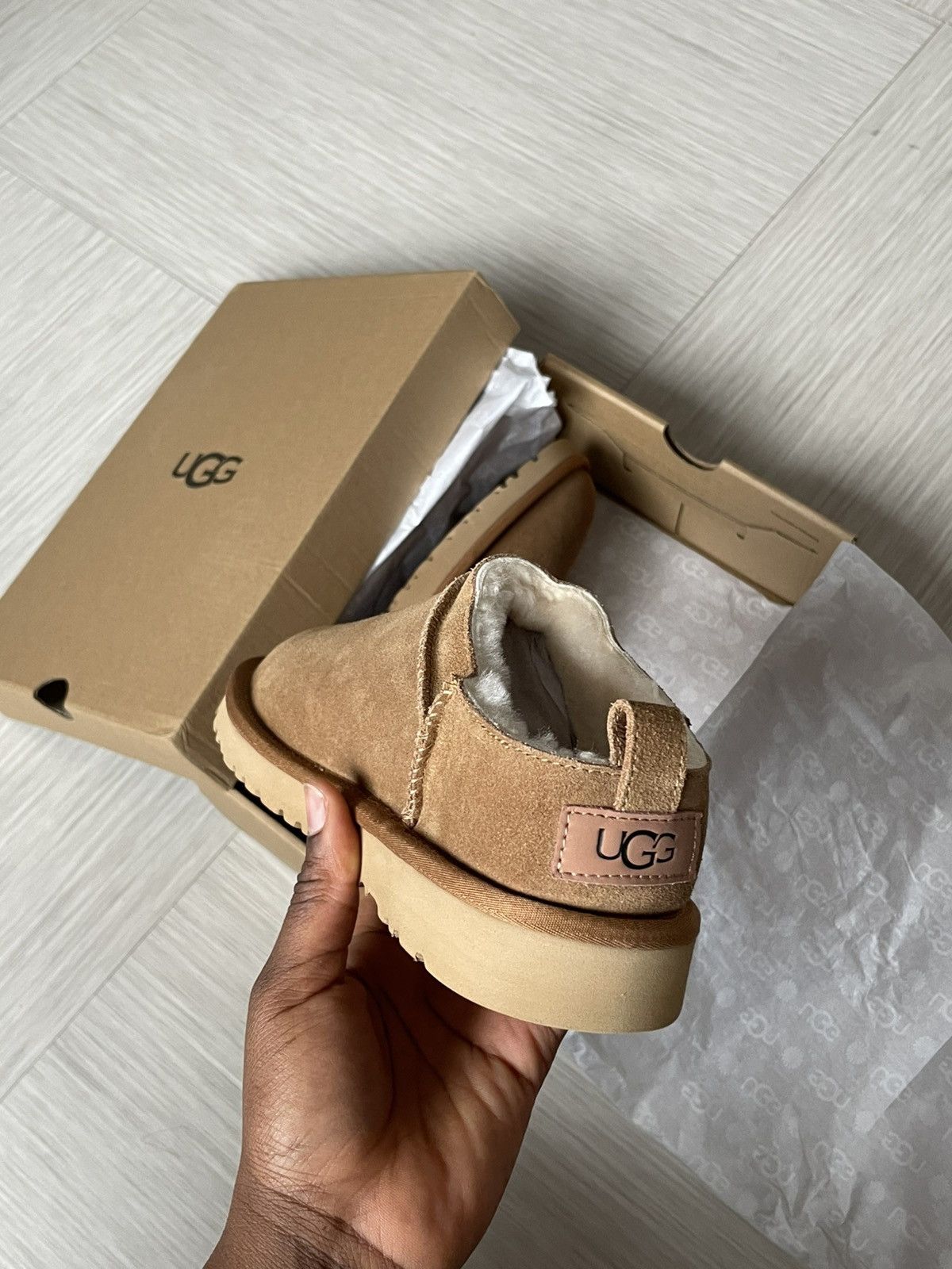 Ugg UGG Classic Ultra Mini Chestnut – New with Box – Size 39 Size US 8 / IT 38 - 1 Thumbnail
