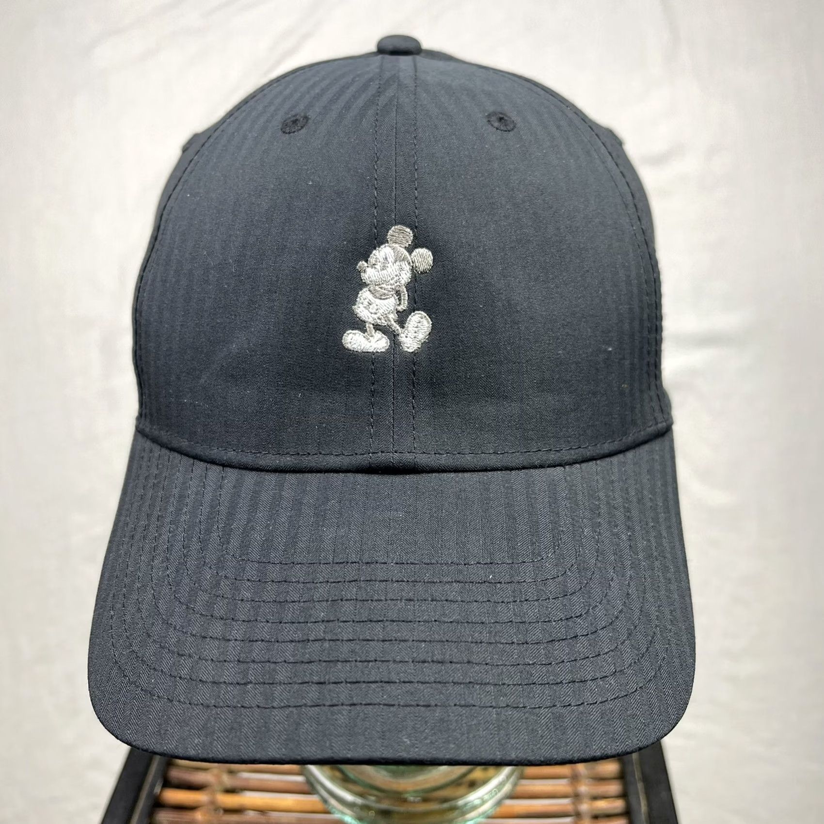 Nike Nike Mickey Mouse Hat Cap Mens Adjustable Black Legacy91 Dri Fit Disney Parks Baseball Cap Size ONE SIZE - 2 Thumbnail