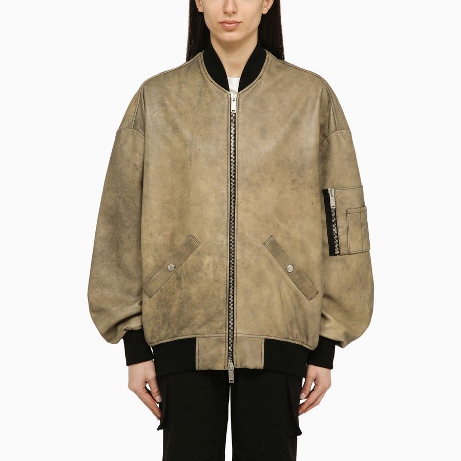 o1d2blof0824 Bomber Jackets in Brown