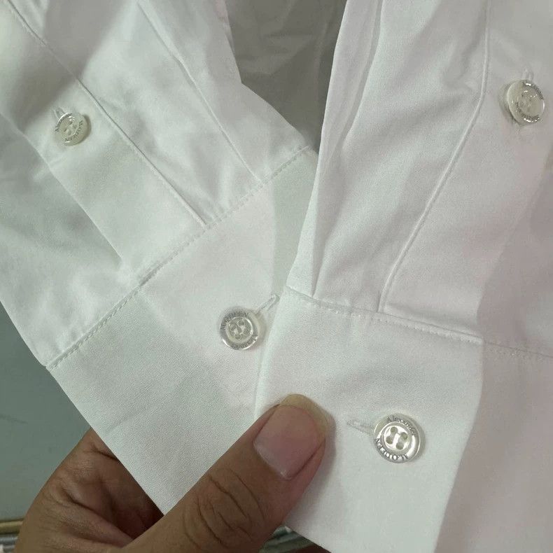 Alexander McQueen Alexander Mcqueen White shirt Size M / US 6-8 / IT 42-44 - 8 Thumbnail