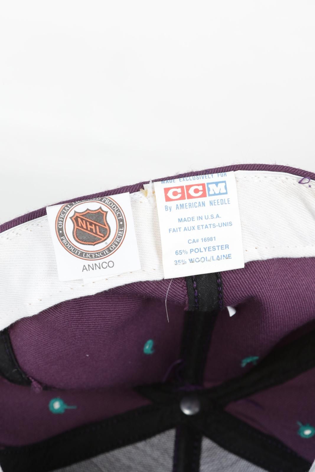 Ccm 90's CCM Anaheim Ducks Snap Back Size ONE SIZE - 5 Thumbnail