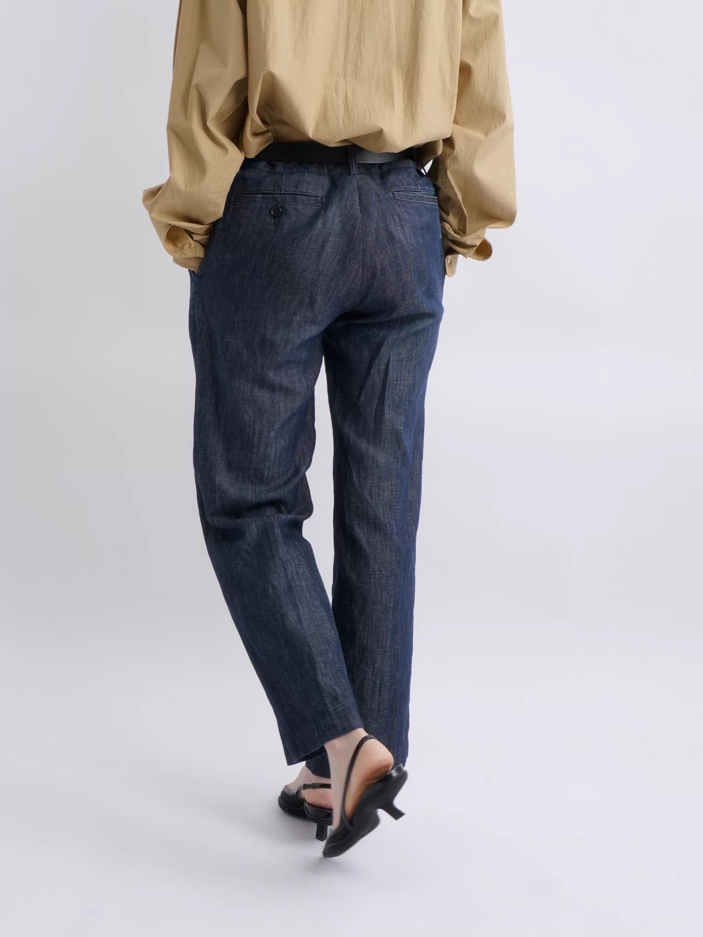 Junya Watanabe JUNYA WATANABE 2008 Spring Linen-Cotton Straight Jeans Size US 32 / EU 48 - 4 Thumbnail