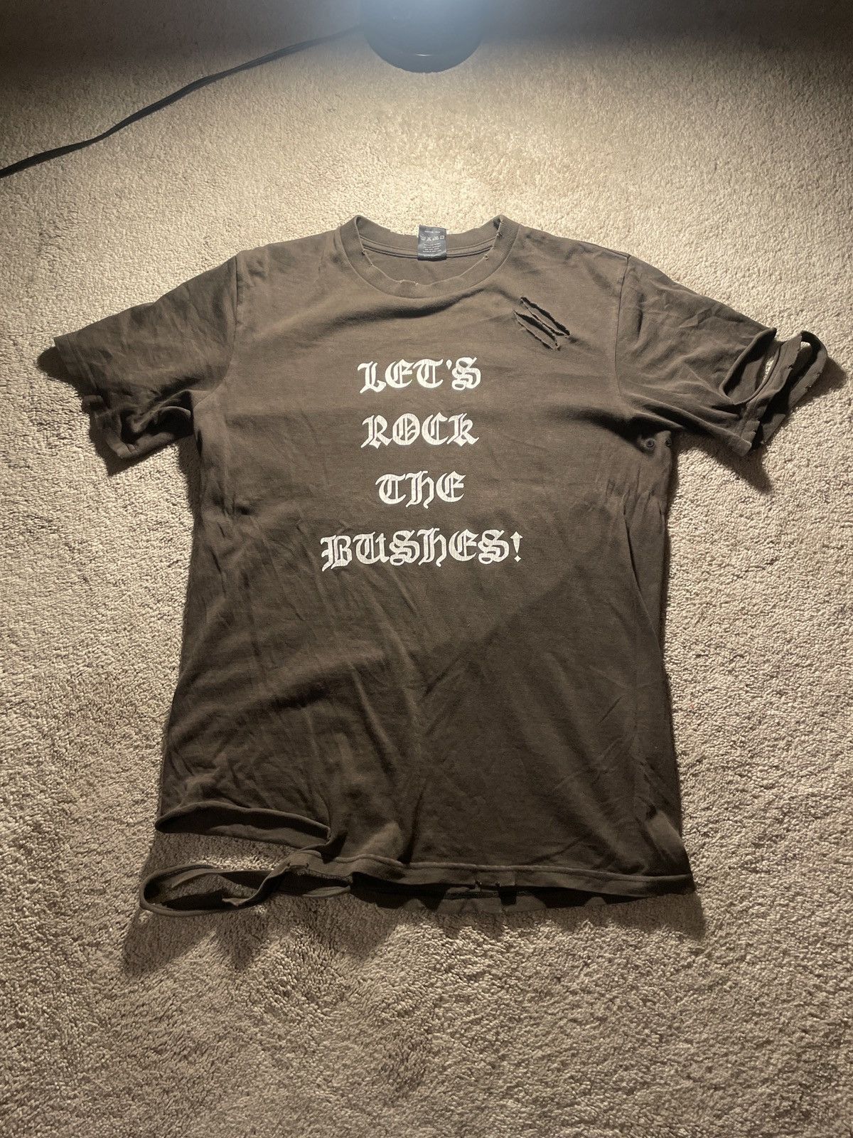 Number (N)ine Number Nine “Lets Rock the Bushes”: AW04 Size US M / EU 48-50 / 2 - 8 Thumbnail