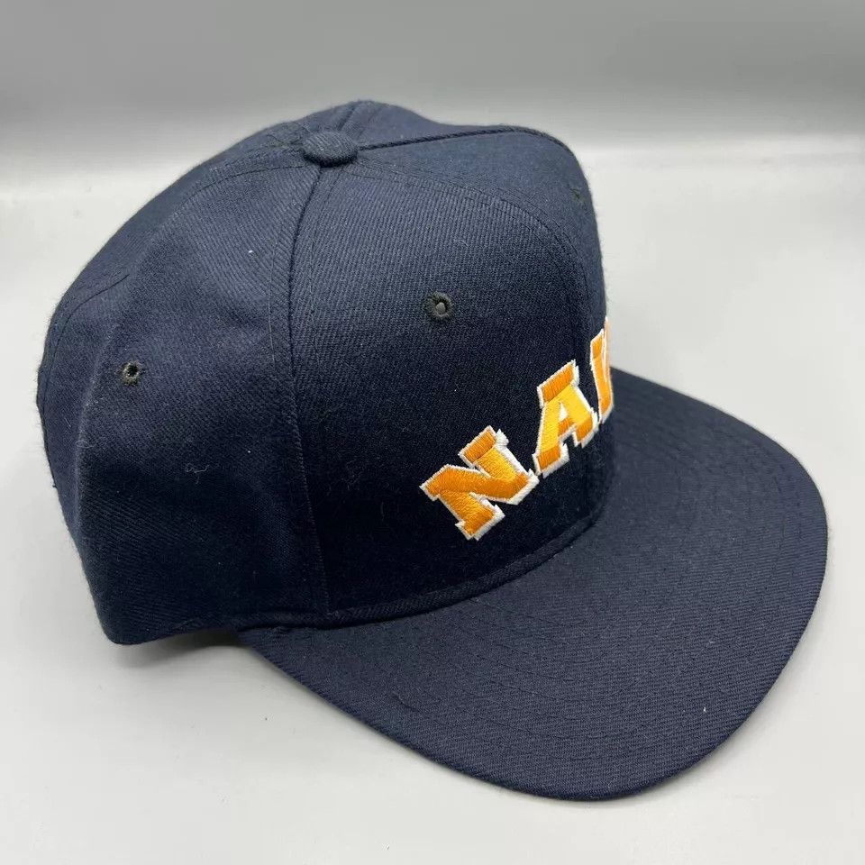 New Era × Vintage Vintage Navy Hat Men New Era Pro Model Snap Back Cap New Size ONE SIZE - 3 Thumbnail