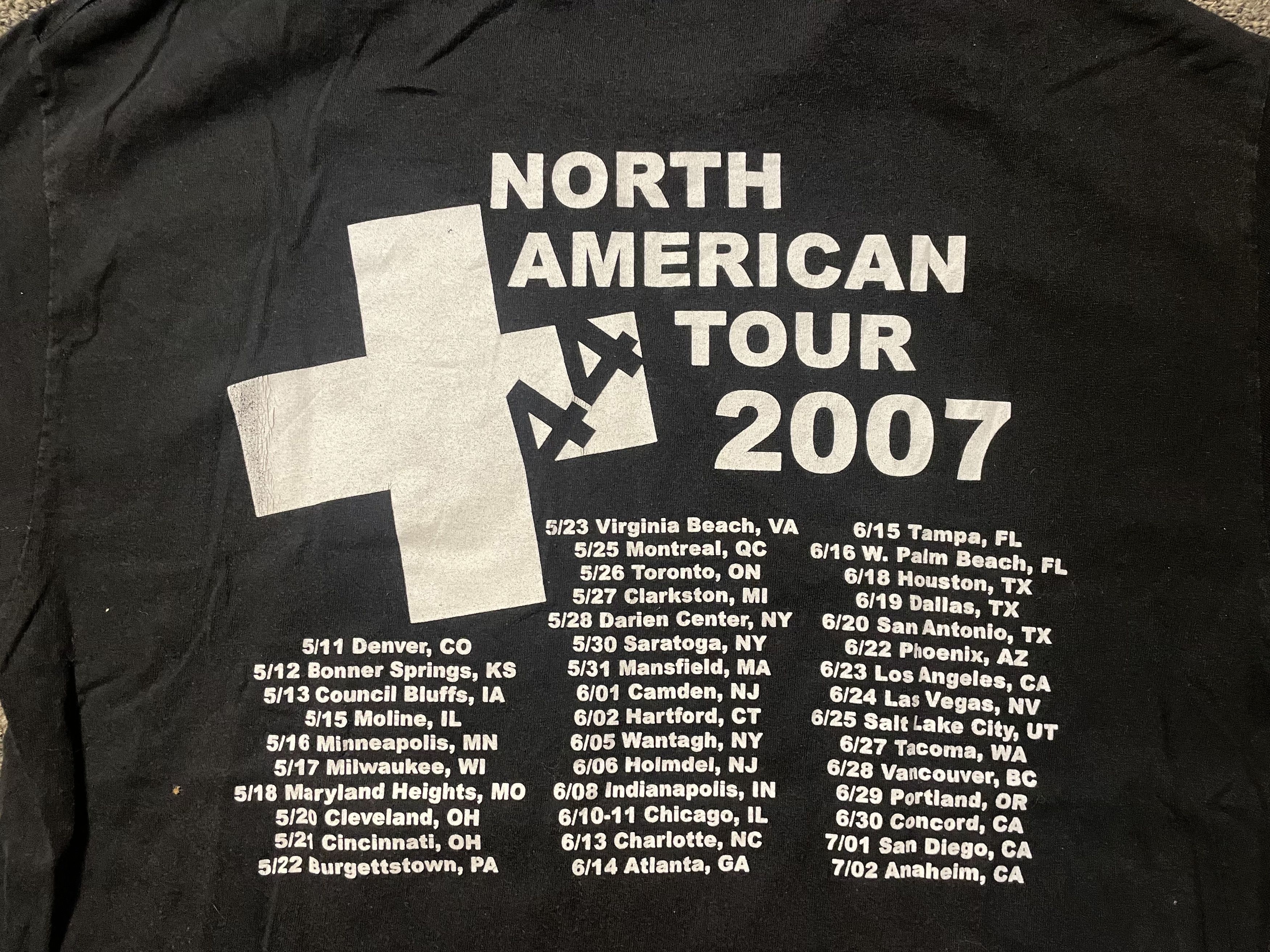 Band Tees × Vintage Blink-182 2007 Tour Tee Size US M / EU 48-50 / 2 - 4 Thumbnail