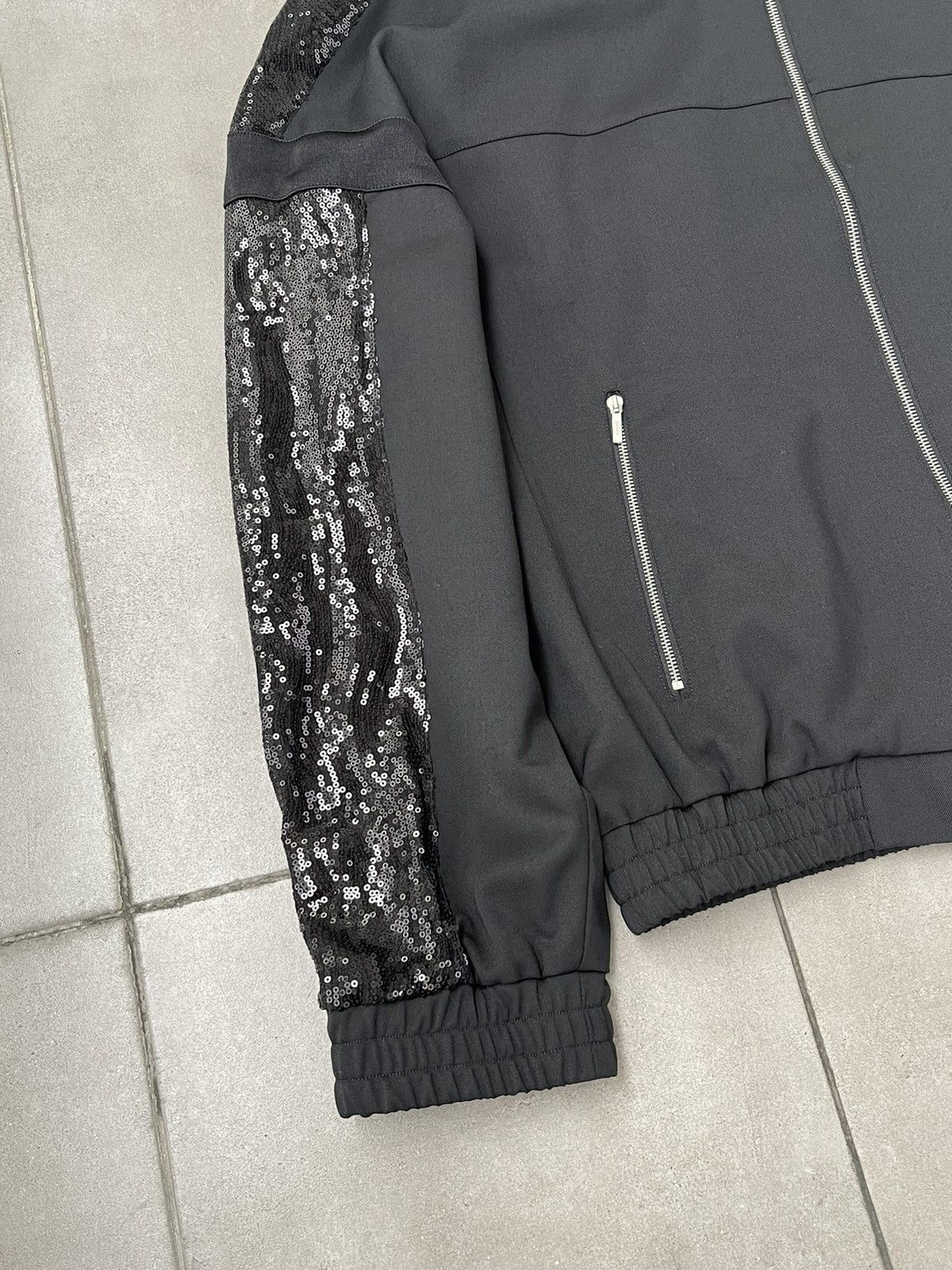 Other !DS! SS22 Koche Sequin Embroidered Logo Black Bomber Jacket Size US L / EU 52-54 / 3 - 12 Thumbnail
