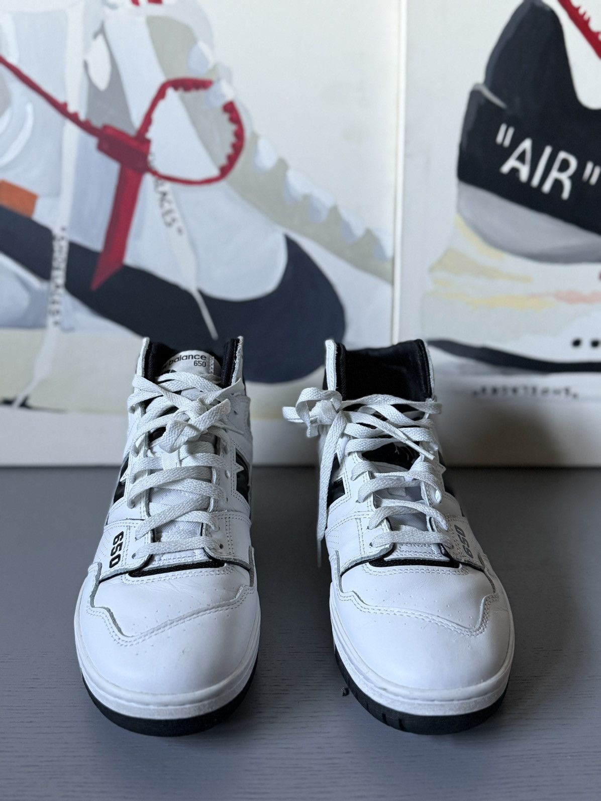 New Balance New balance 650R 'White Black' *no box* Size US 10 / EU 43 - 1 Thumbnail