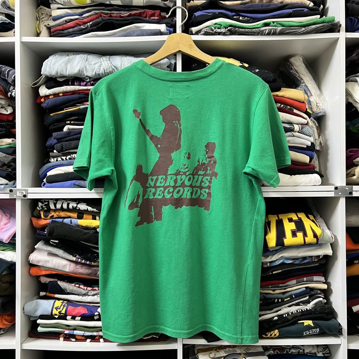 Rap Tees VTG NERVOUS RECORDS HIP HOP LABEL Size US M / EU 48-50 / 2 - 2 Thumbnail