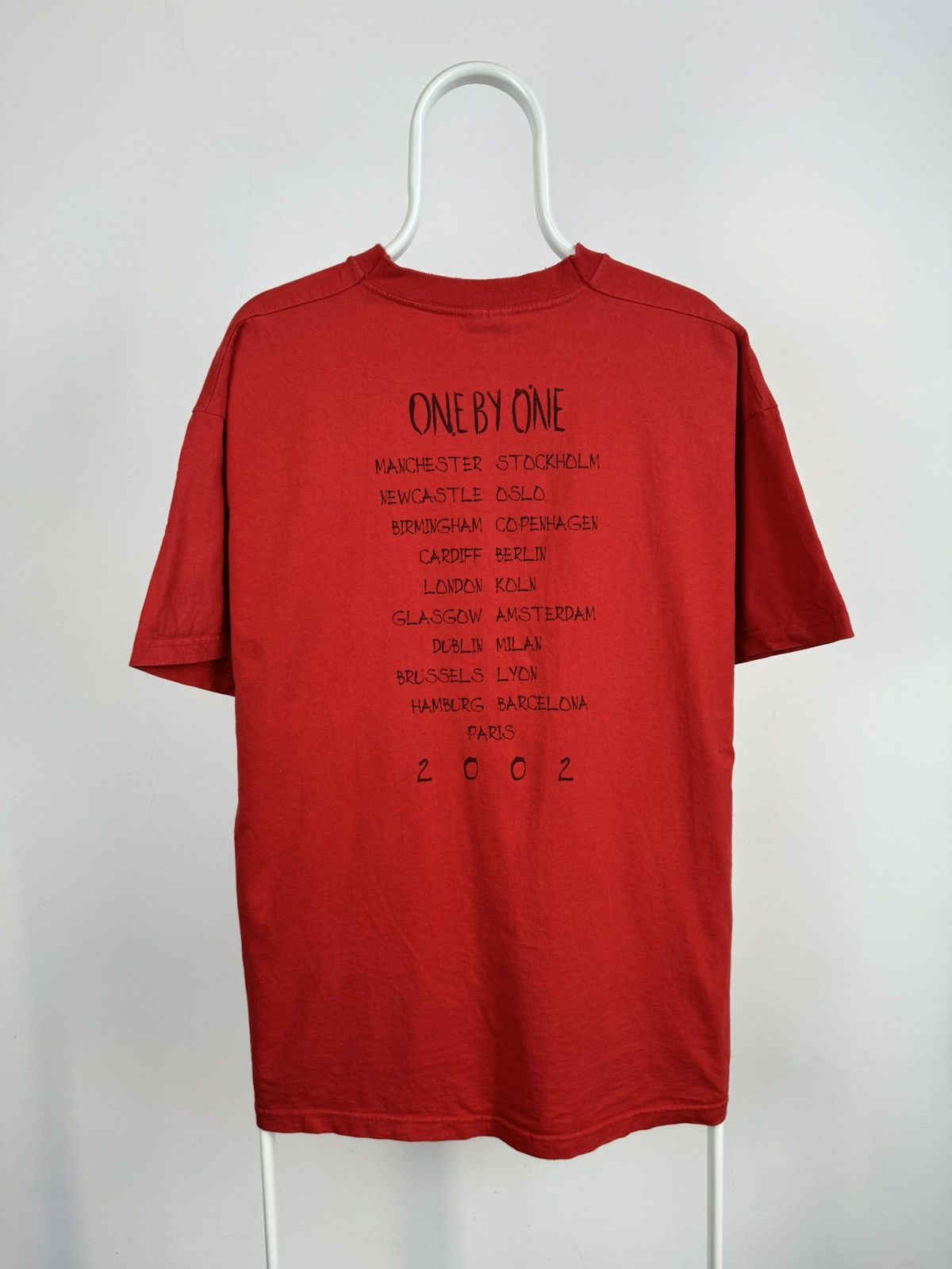 Band Tees Vintage 2002 Foo Fighters One By One Big Logo Tee Size US XL / EU 56 / 4 - 2 Thumbnail