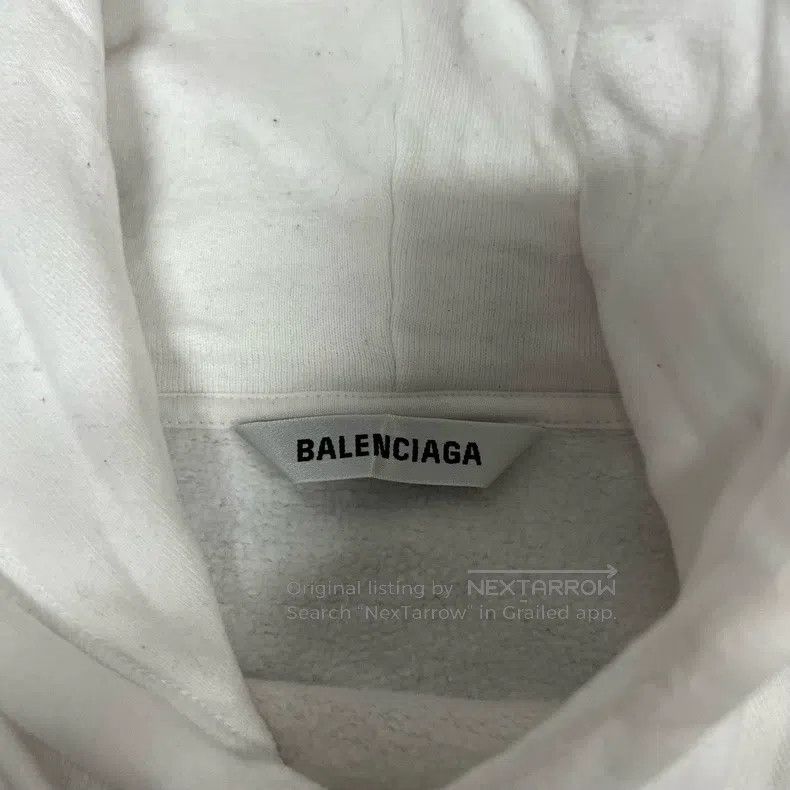 Balenciaga Balenciaga Calf Hooded Sweatshirt Size US XS / EU 42 / 0 - 6 Thumbnail
