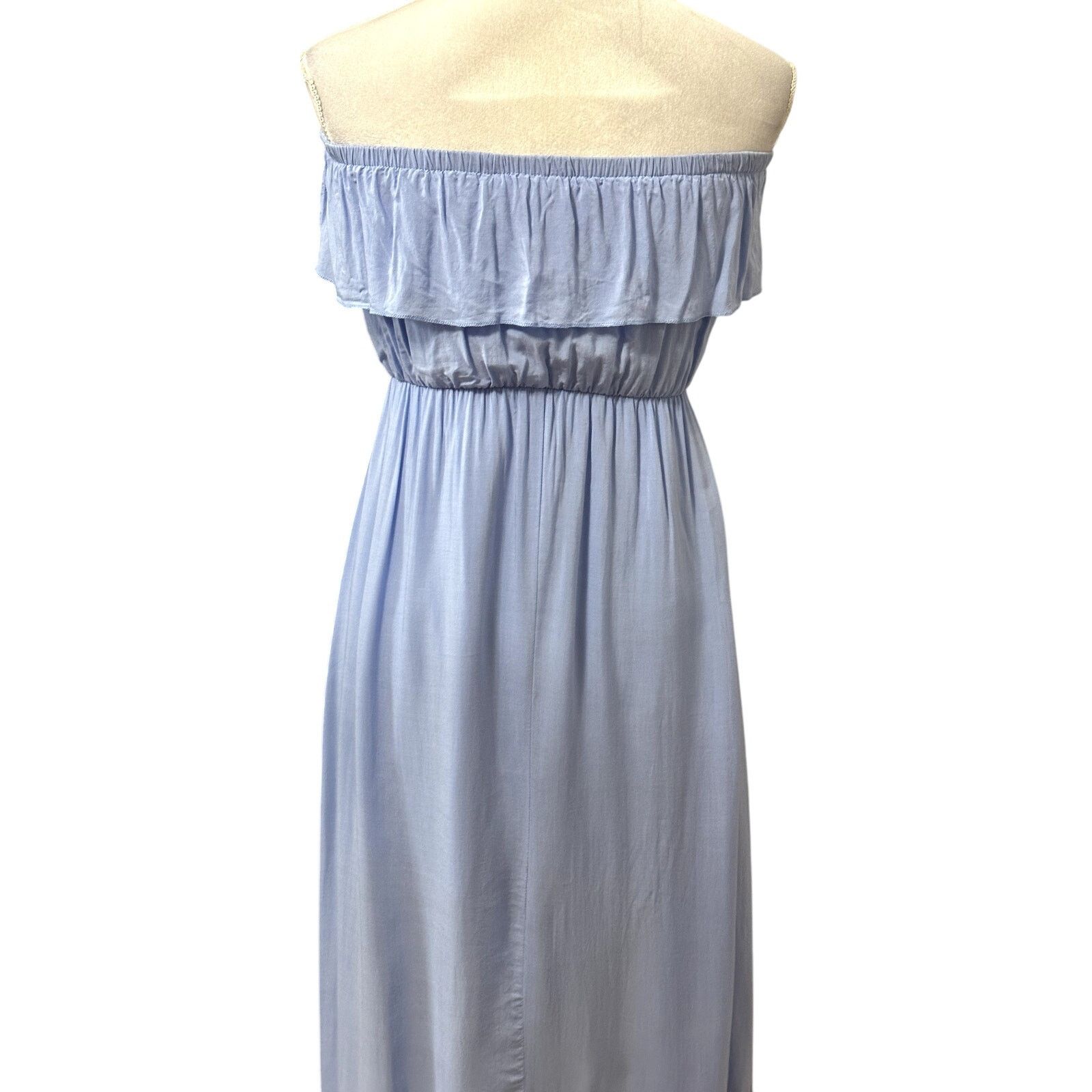 Other Nine Bird HighLow ALine Dress Off-Shoulder Flowy Sky Blue S Size S / US 4 / IT 40 - 5 Thumbnail