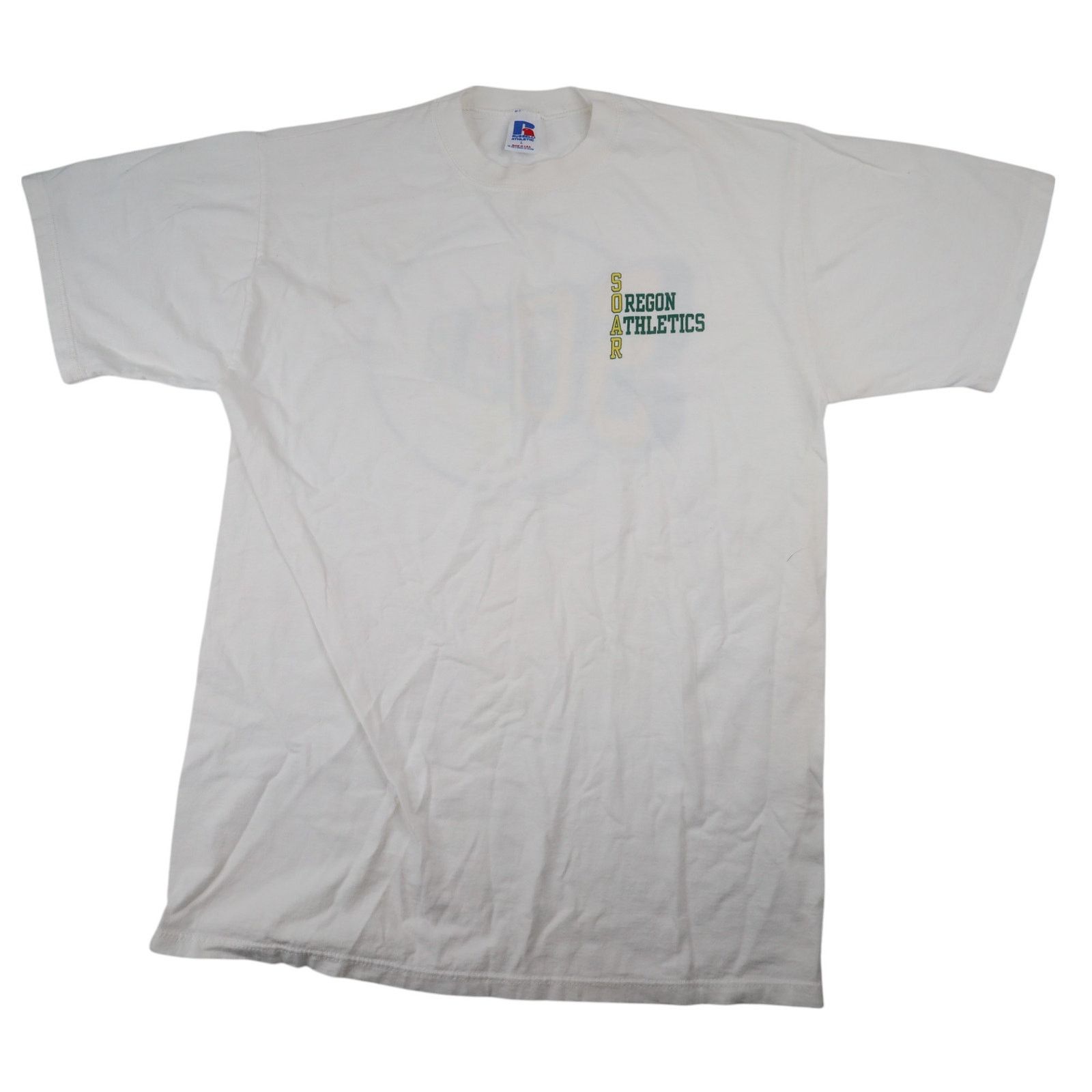 Russell Athletic × Vintage VTG 80s Russell Athletics SOAR Oregon Athletics Graphic T Size US L / EU 52-54 / 3 - 2 Thumbnail