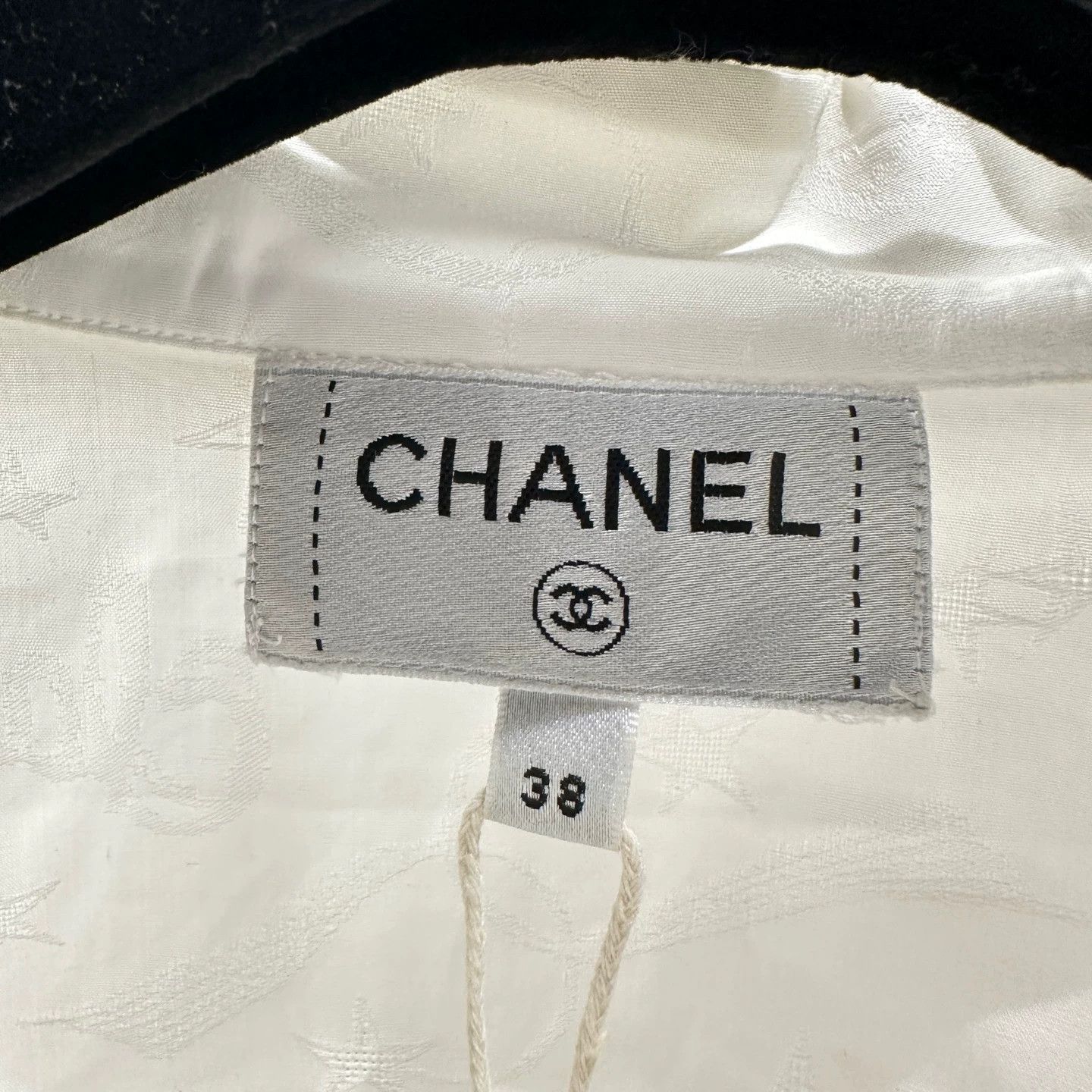 Chanel Chanel 24C Star Pattern Short Sleeve Shirt 38 Cotton Size S / US 4 / IT 40 - 3 Thumbnail