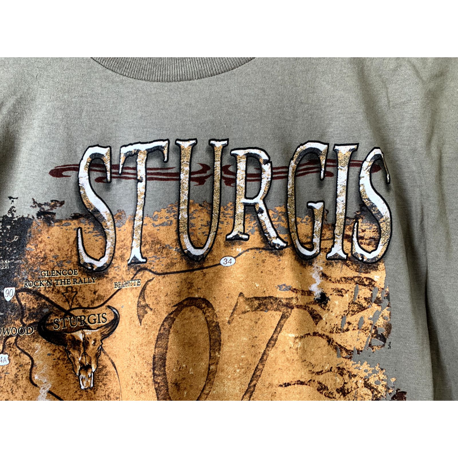 Other NWT 2007 Sturgis Bike Week Motorcycle Biker Graphic Tee Size US L / EU 52-54 / 3 - 3 Thumbnail