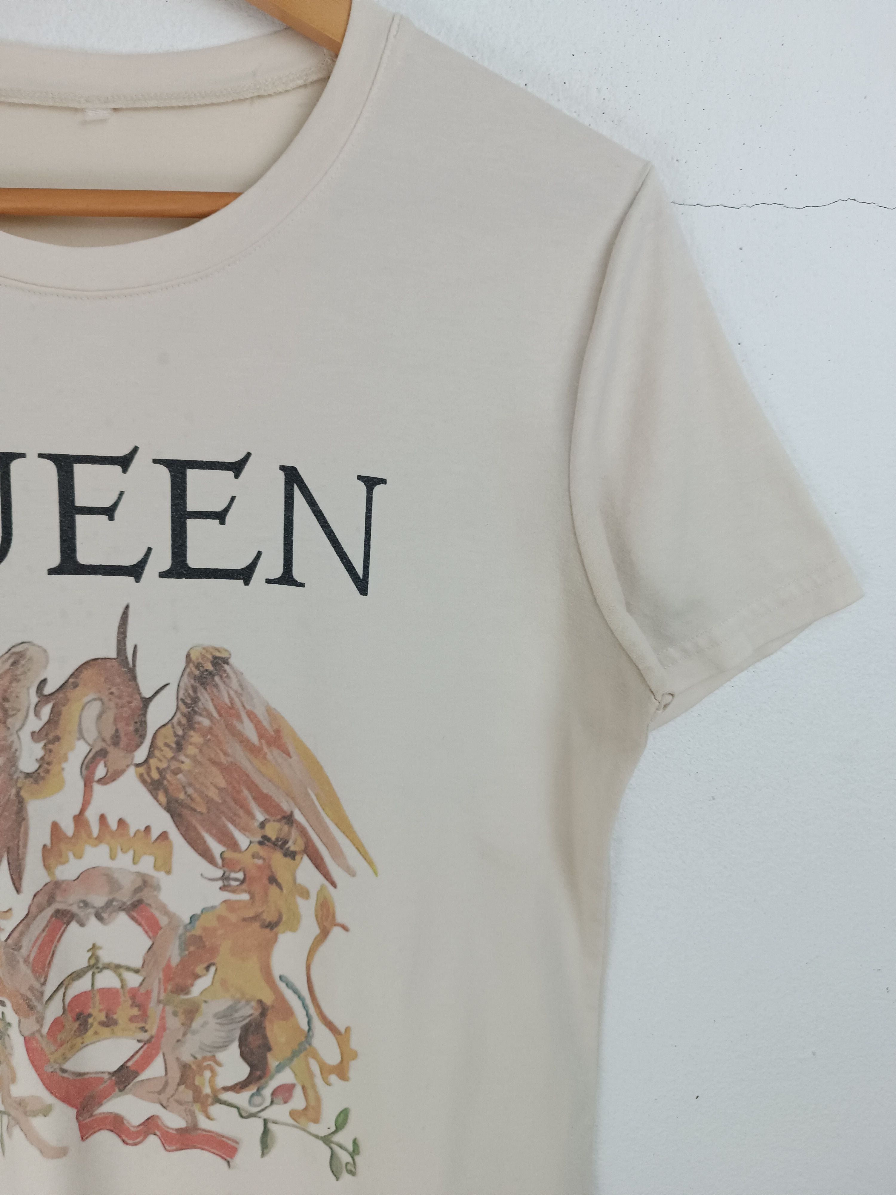 Vintage VINTAGE QUEEN FREDDIE MERCURY LOGO TEE zeppelin kiss acdc Size US S / EU 44-46 / 1 - 6 Thumbnail