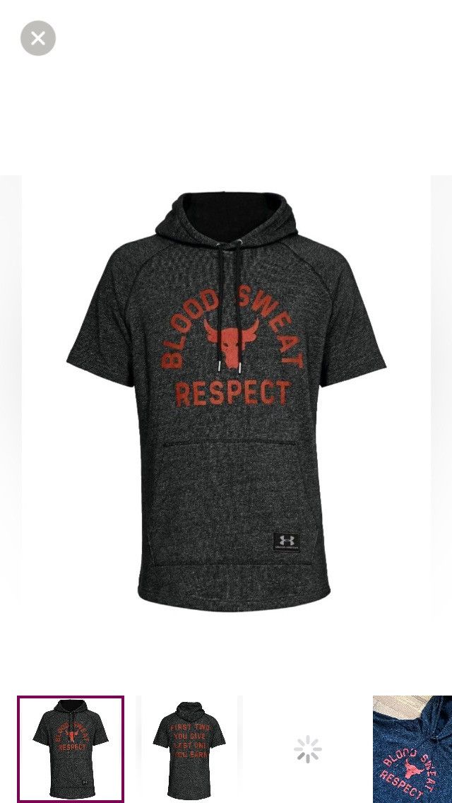 Under Armour Under Armour X UA Project Rock Blood Sweat Respect Hoodie XL Size US XL / EU 56 / 4 - 1 Thumbnail
