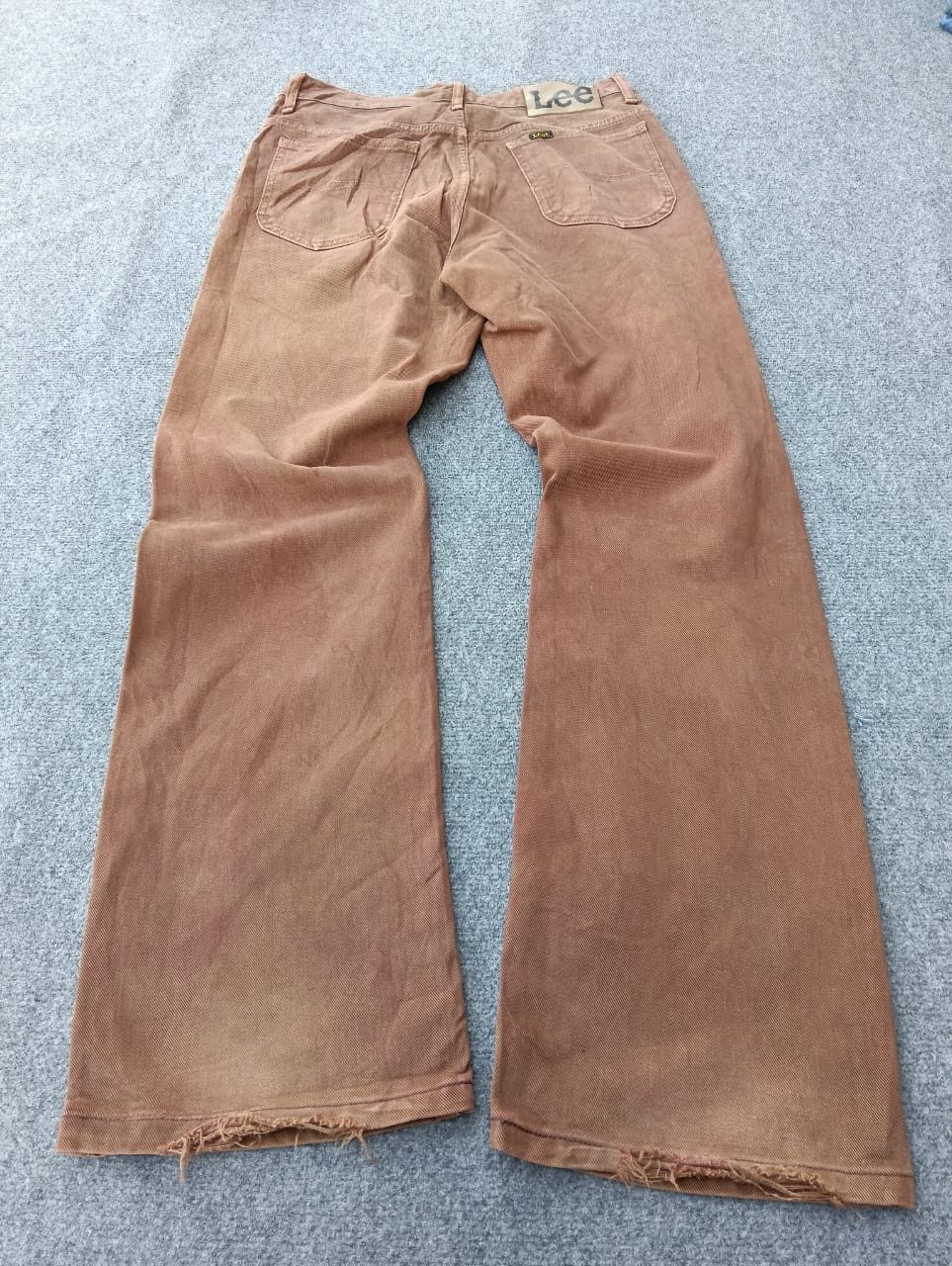 Lee Vintage Lee Westerner Brown Twill Flared Pants Sanforized. Size US 30 / EU 46 - 2 Thumbnail
