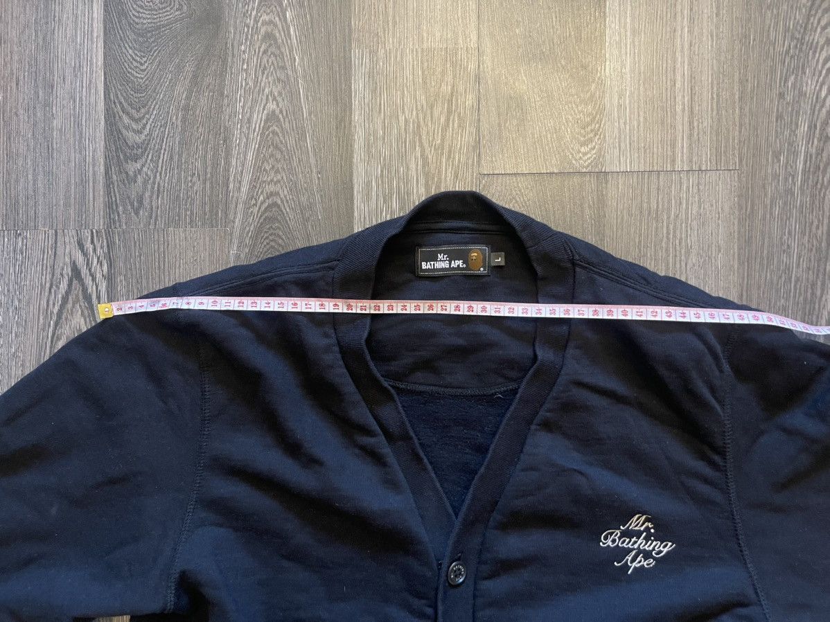 Bape Mr. Bathing Ape Black Cardigan – Men’s size L Size US L / EU 52-54 / 3 - 16 Thumbnail