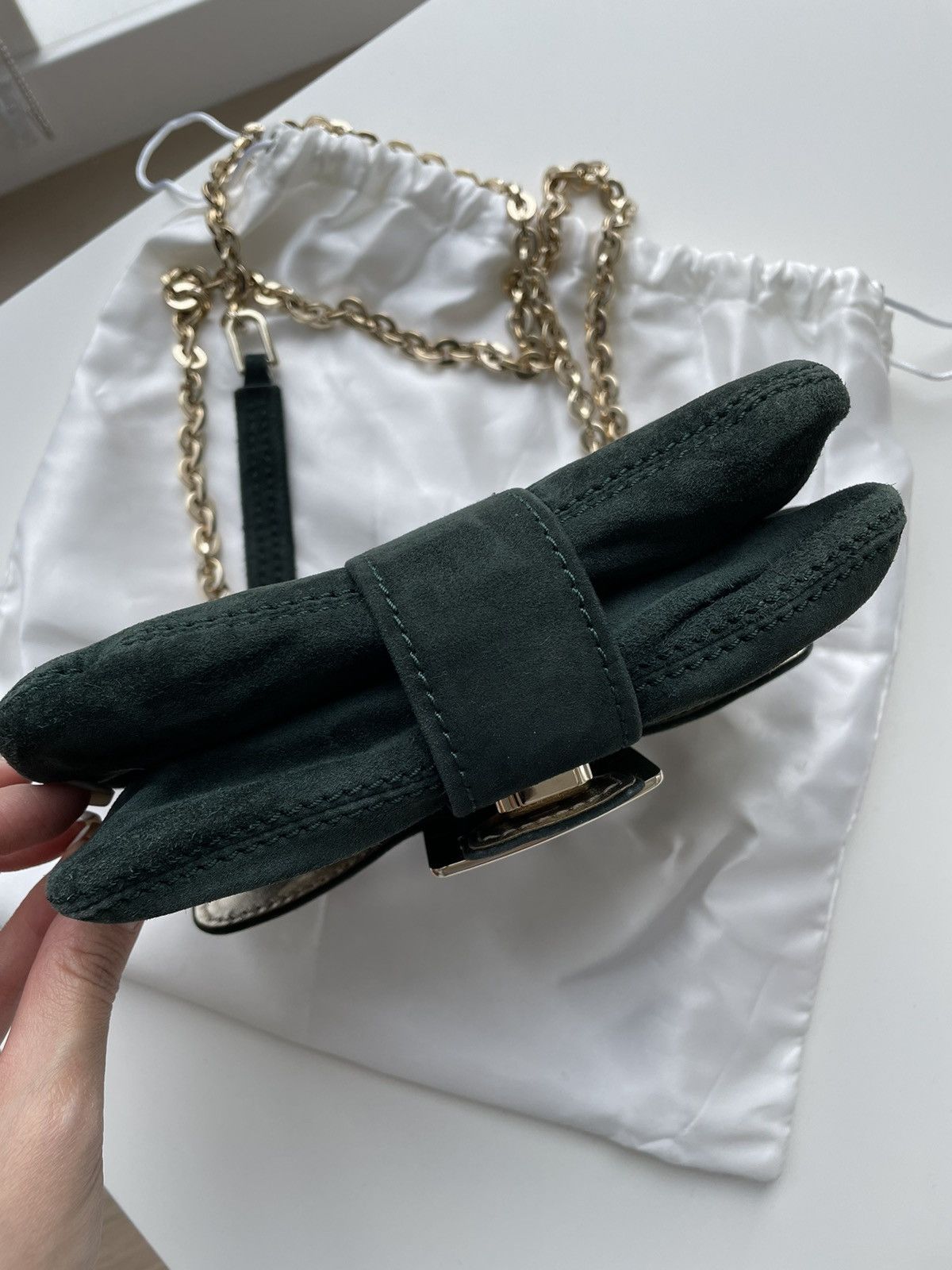Roger Vivier Roger Vivier Suede Crossbody Bag Size ONE SIZE - 3 Thumbnail