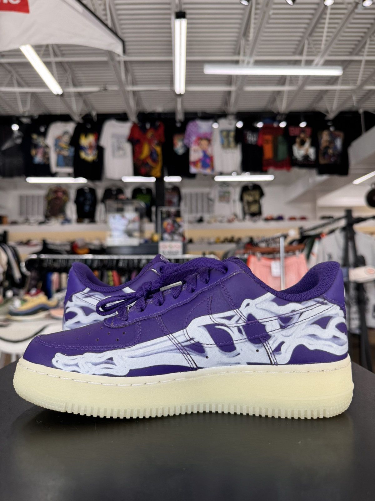 Nike Nike Air Force 1 Low ‘07 Purple Skeleton Size 6 (2021) Size US 6 / EU 39 - 4 Thumbnail