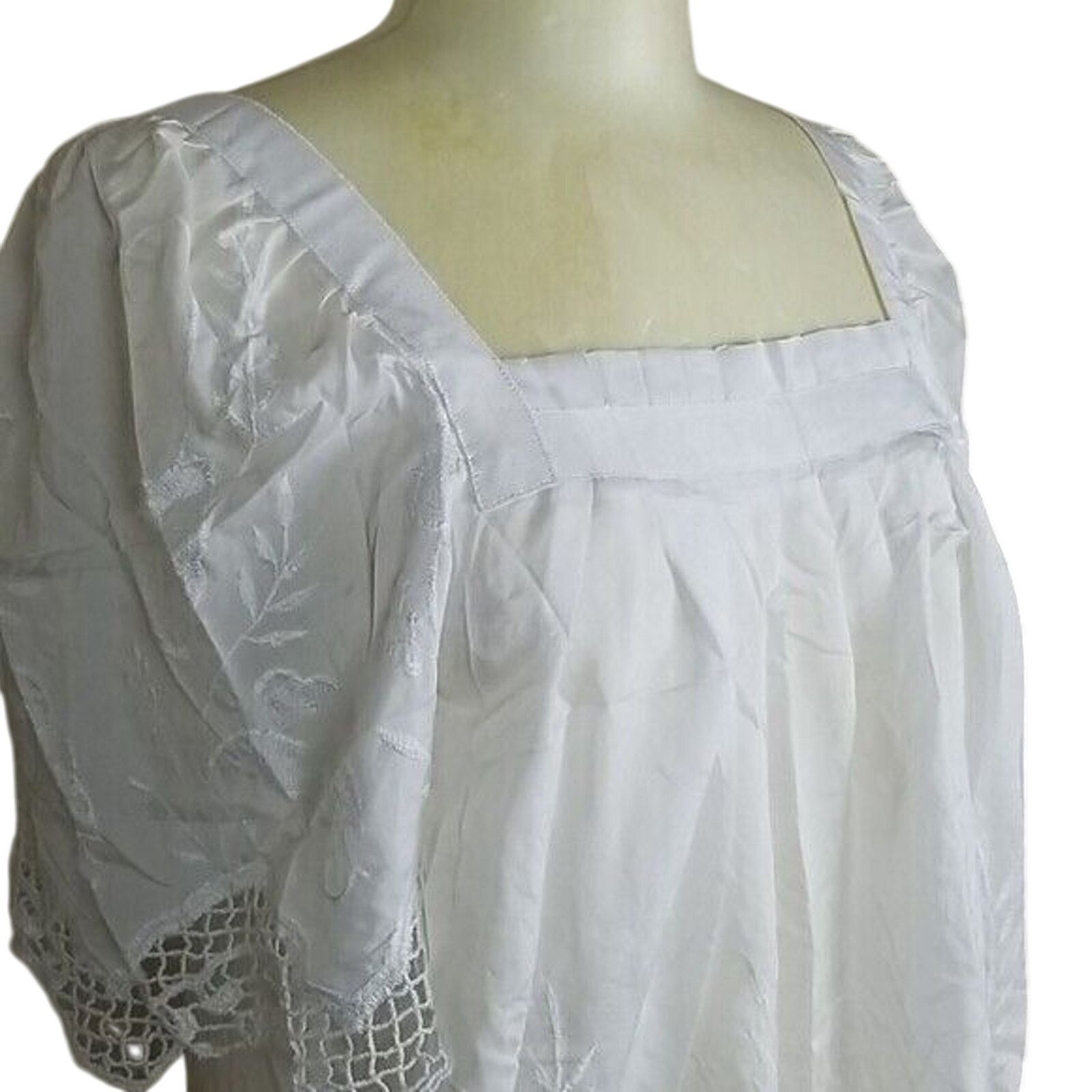 Sutton Studio Sutton Studio Womens Silk Tunic Sz 8P Cottagecore Fairycore Size M / US 6-8 / IT 42-44 - 2 Thumbnail