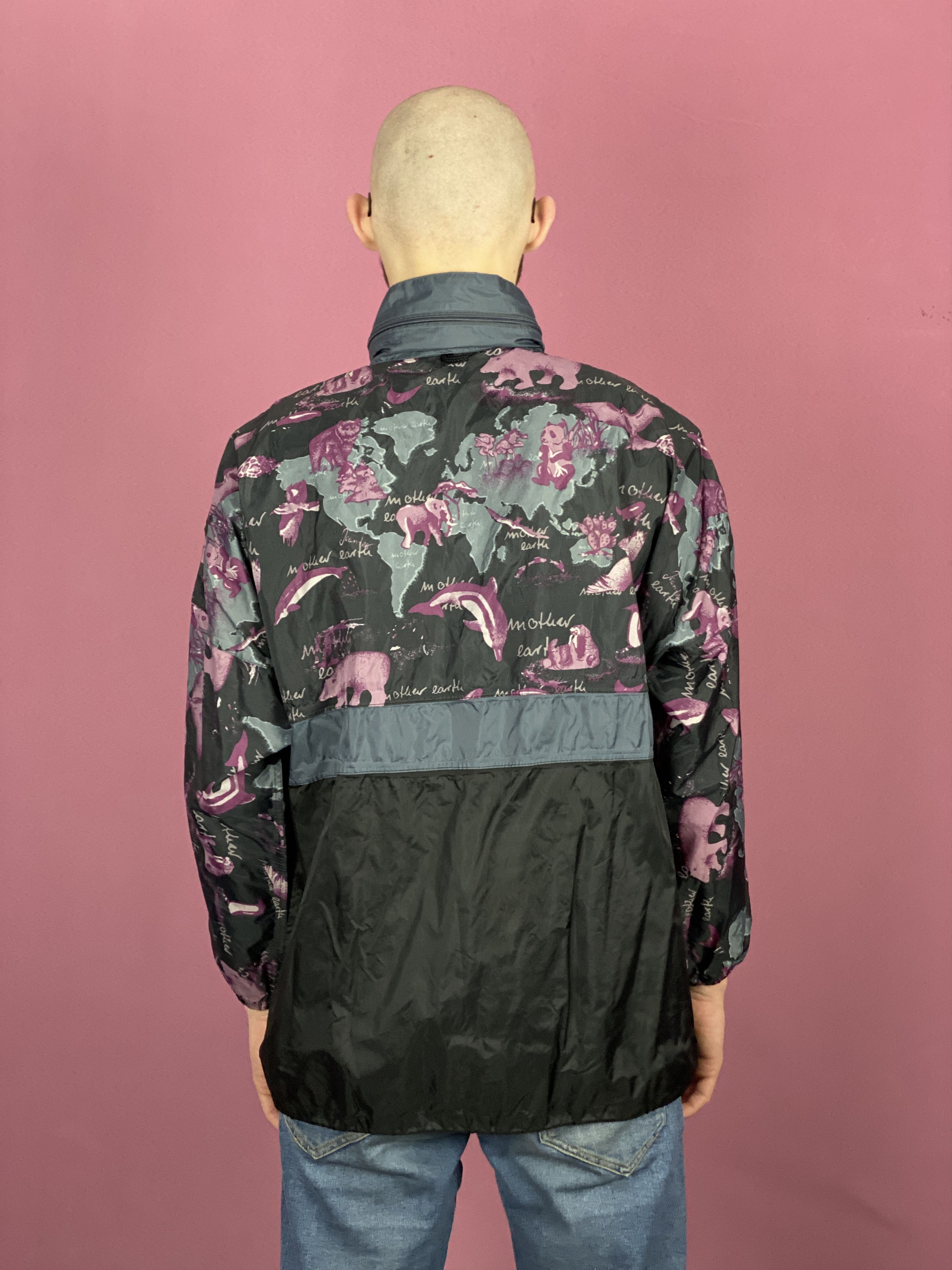 Vintage 90s Vintage Men's Windbreaker - Size L Rain Jacket Size US L / EU 52-54 / 3 - 3 Thumbnail