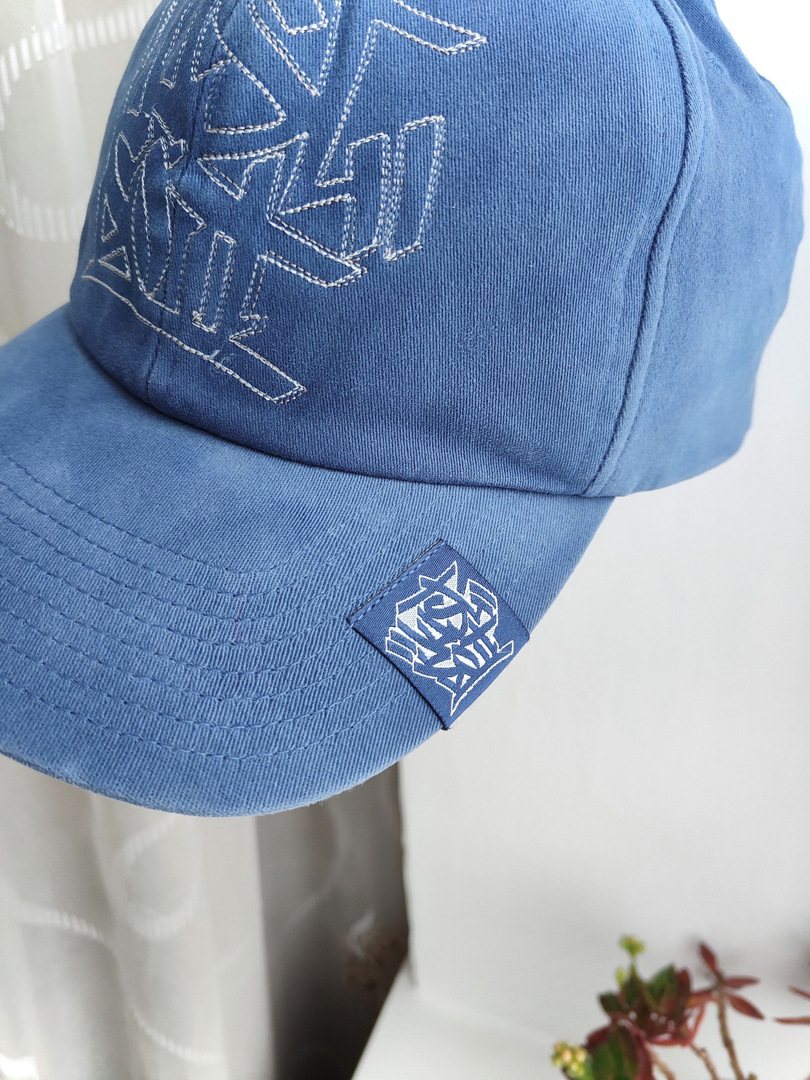 Nike Vintage Y2K Nike Air Cap Japanese Graffiti Hat Tec Flex Fit Size ONE SIZE - 6 Thumbnail