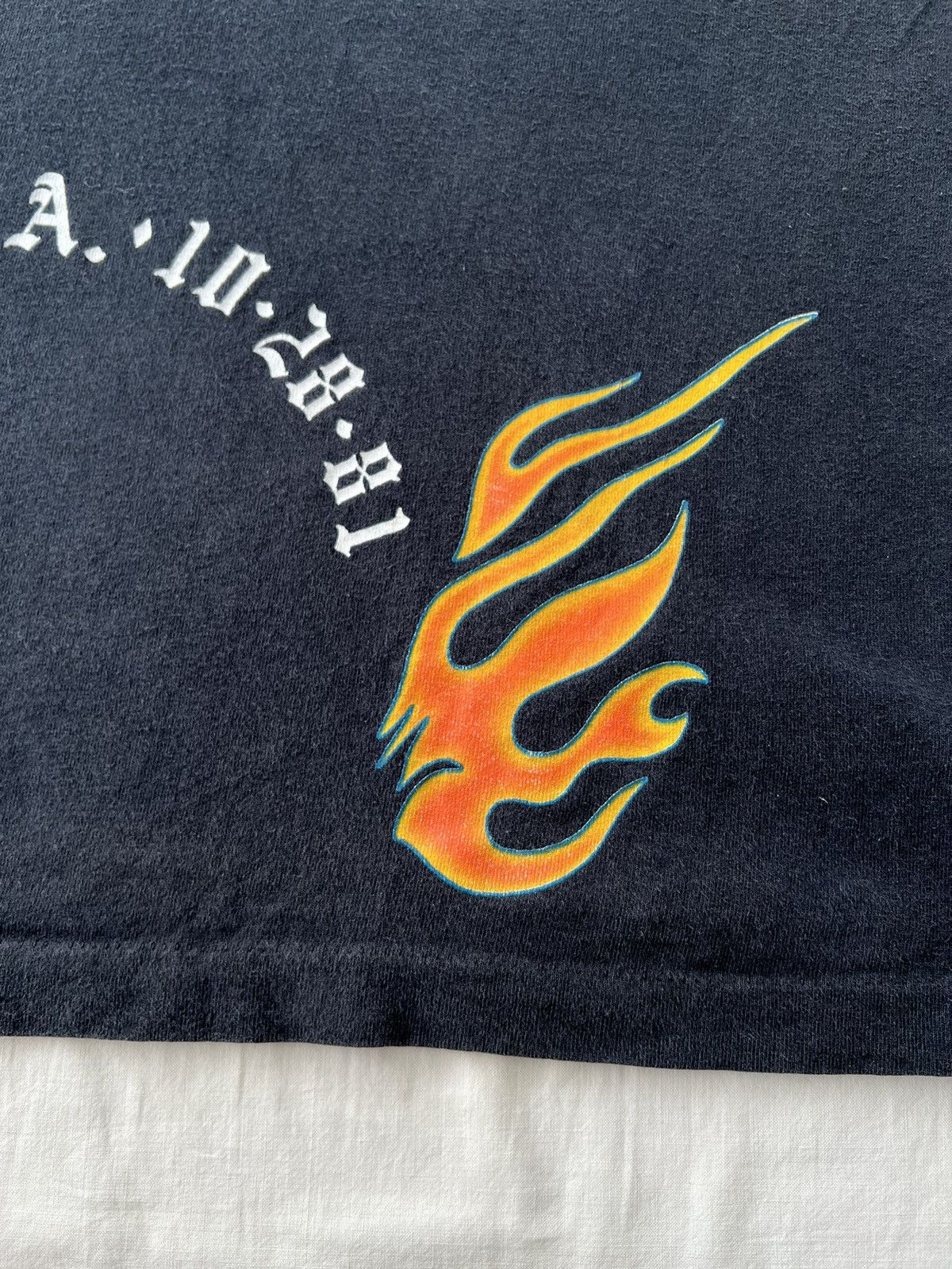Band Tees Vintage 1996 Metallica San Francisco 15 Years Flame Long Size US L / EU 52-54 / 3 - 7 Thumbnail
