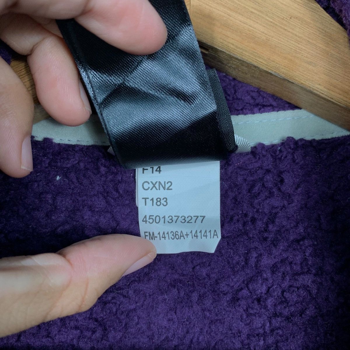 The North Face THE NORTH FACE Embroidery Logo Purple Fleece #1850-C80 Size S / US 4 / IT 40 - 22 Thumbnail