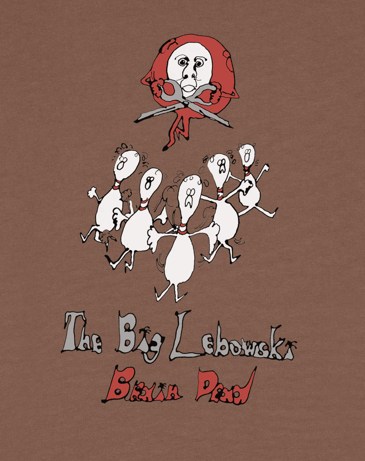 Brain Dead Brain Dead The Big Lebowski Strike Tee in Brown Size US M / EU 48-50 / 2 - 2 Thumbnail