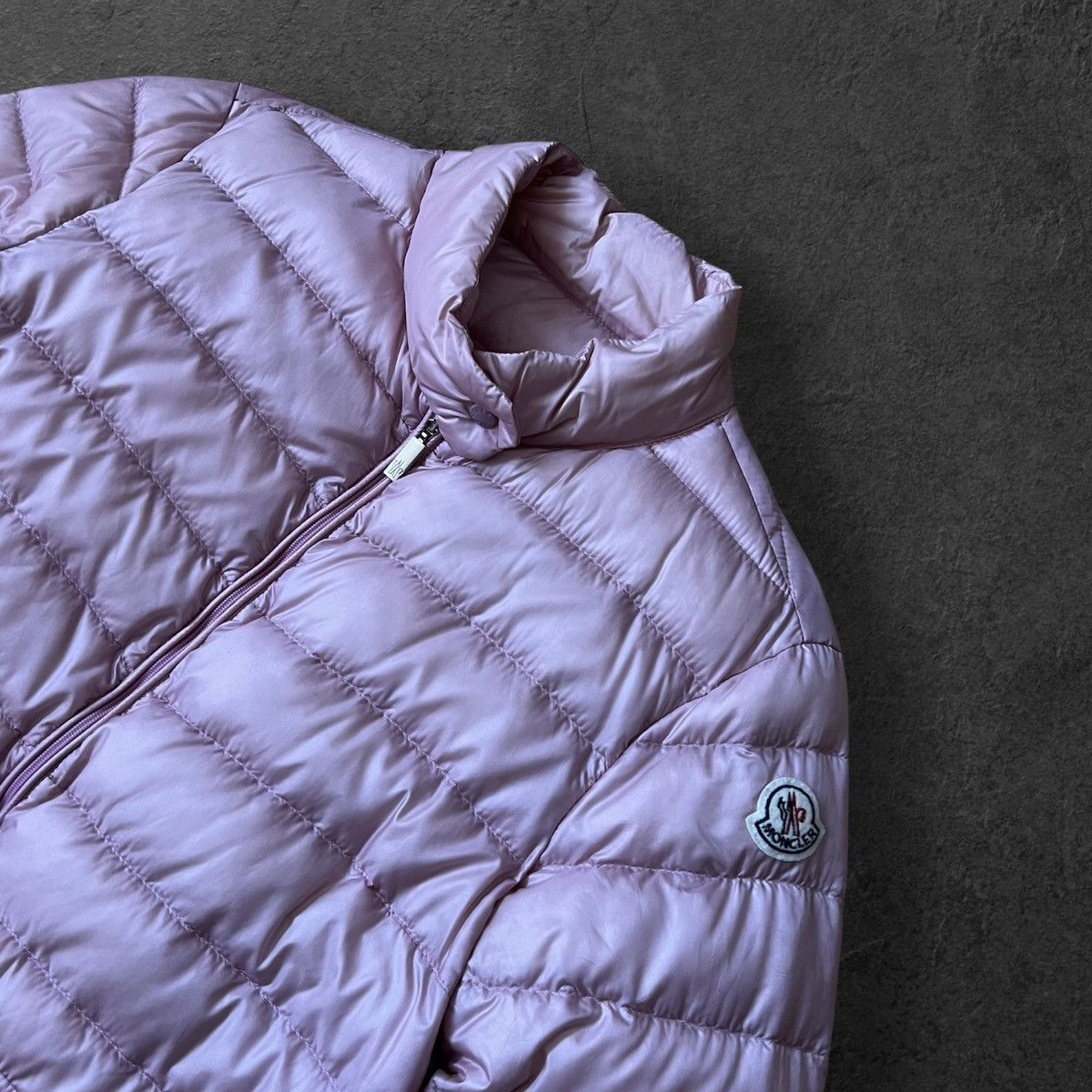 Moncler Moncler Lans Down Jacket Womens Pink Lightweight Puffer Size S / US 4 / IT 40 - 2 Thumbnail